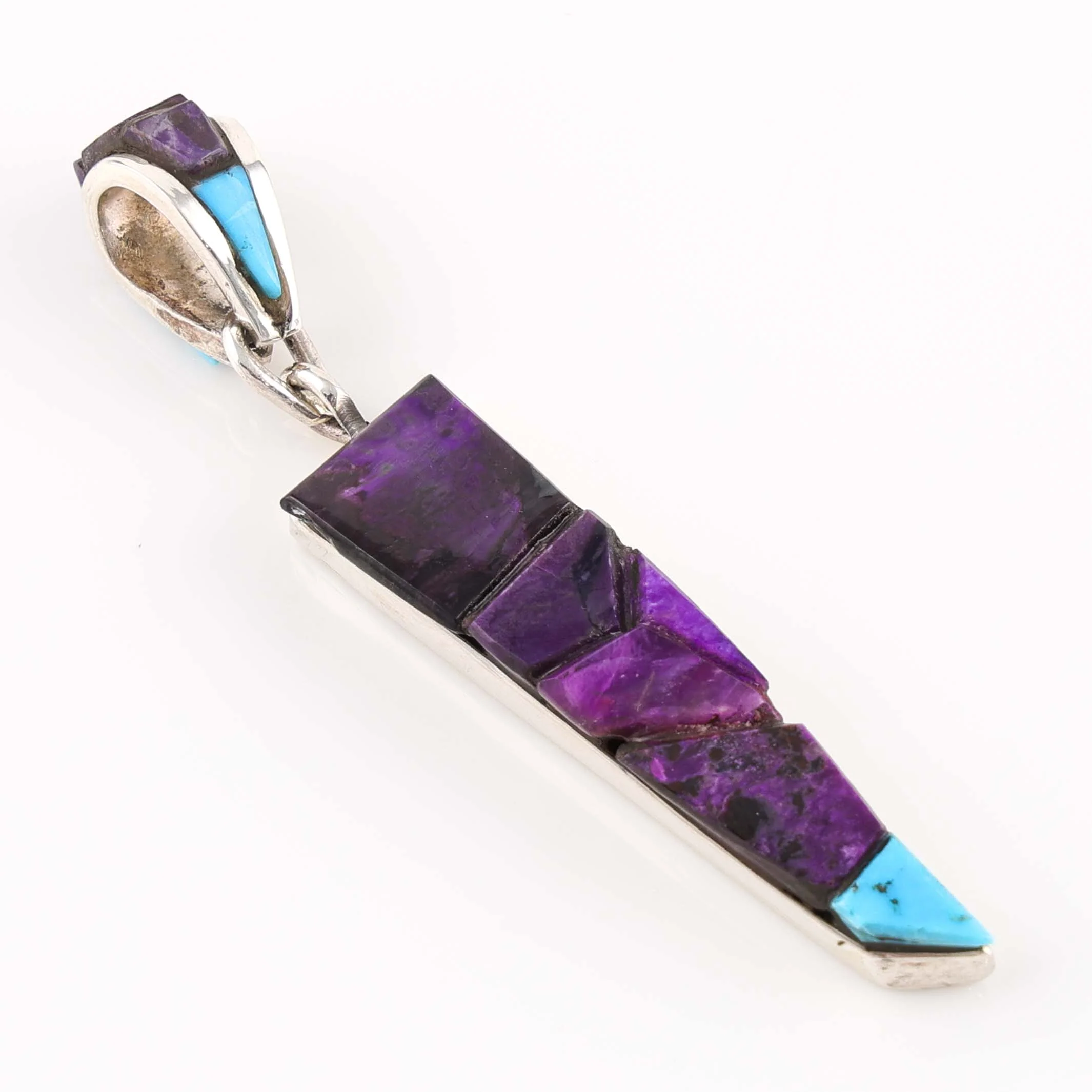 Sugilite and Turquoise Pendant - Image 2