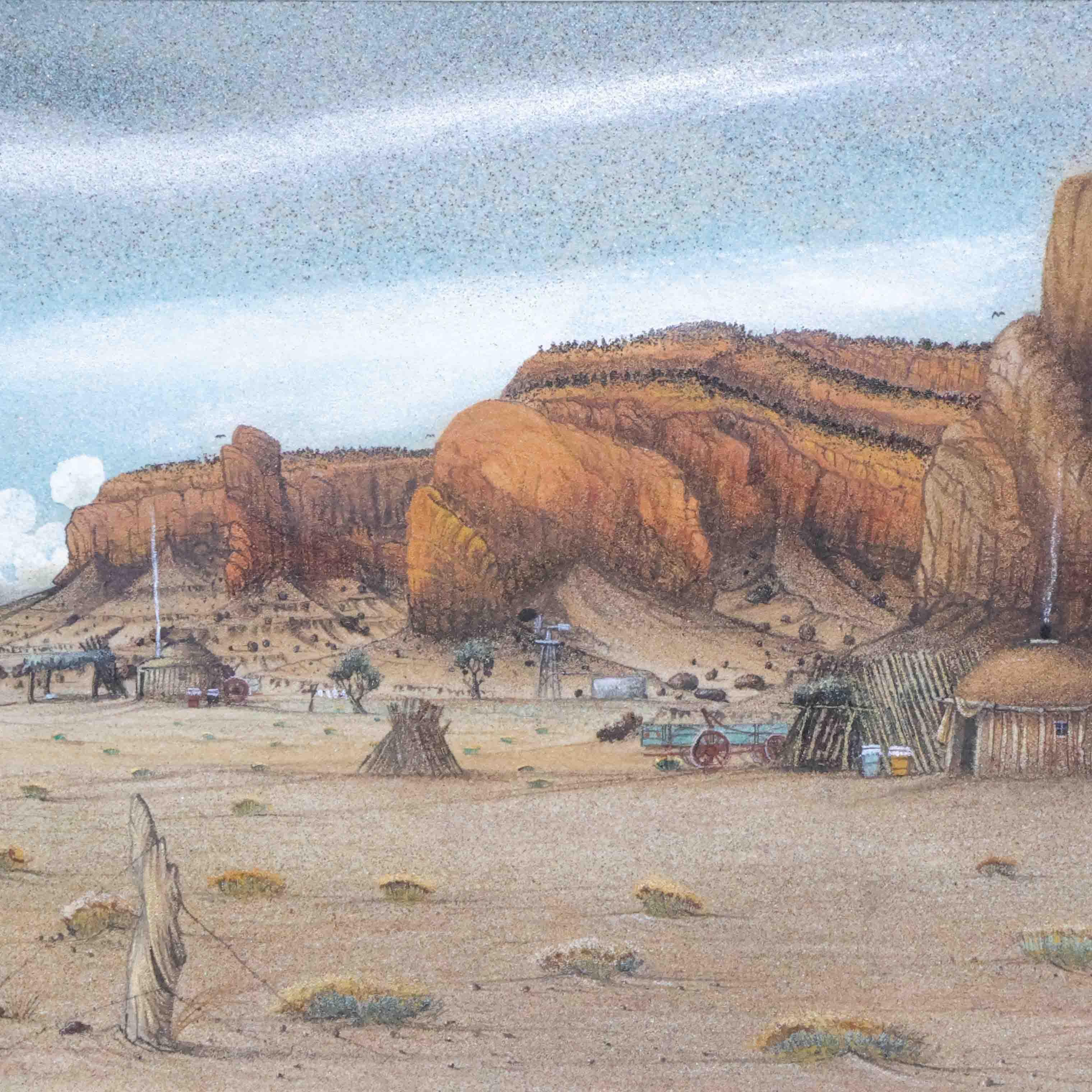 Summer Scene Sandpainting - Image 2