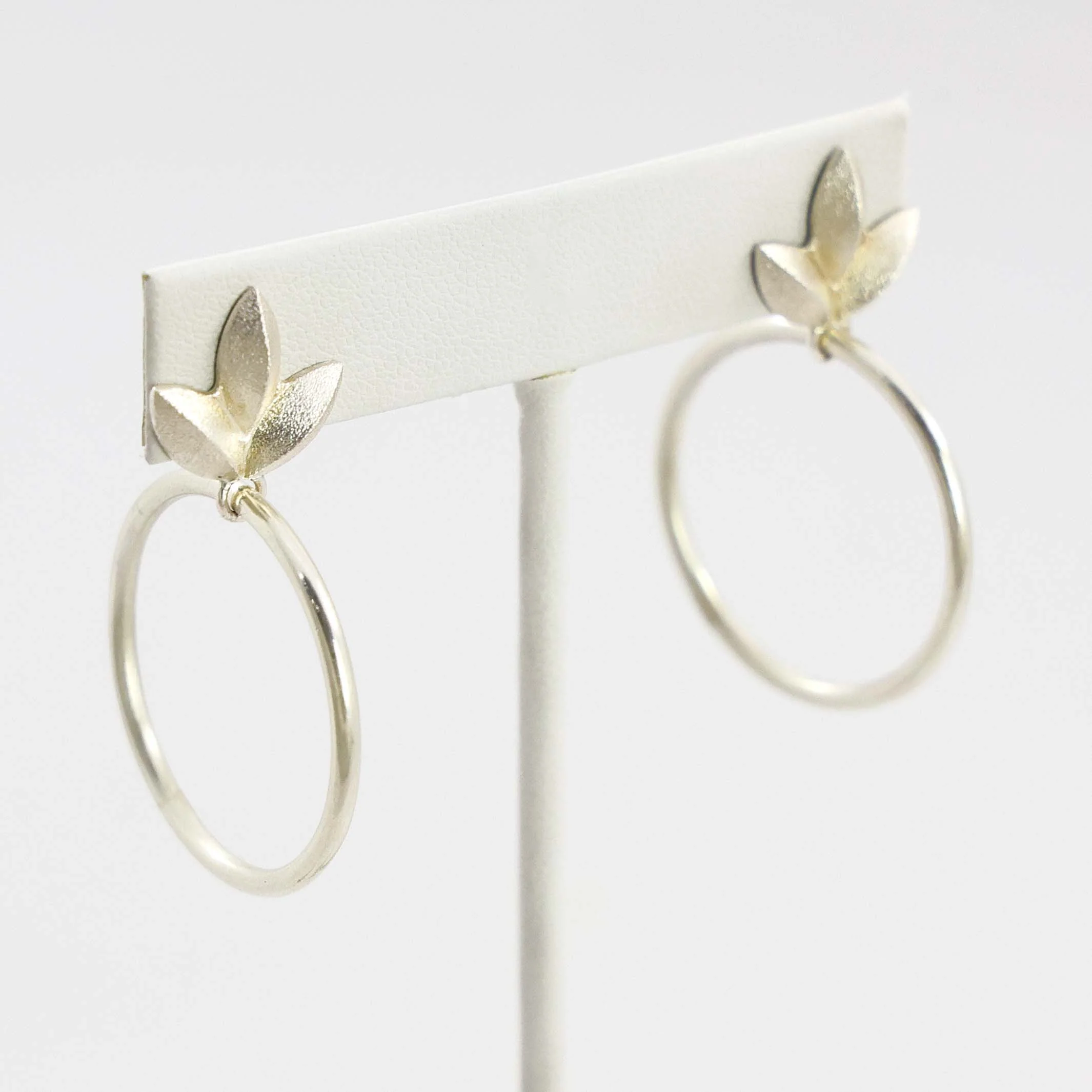 Sweet Pea Hoop Earrings