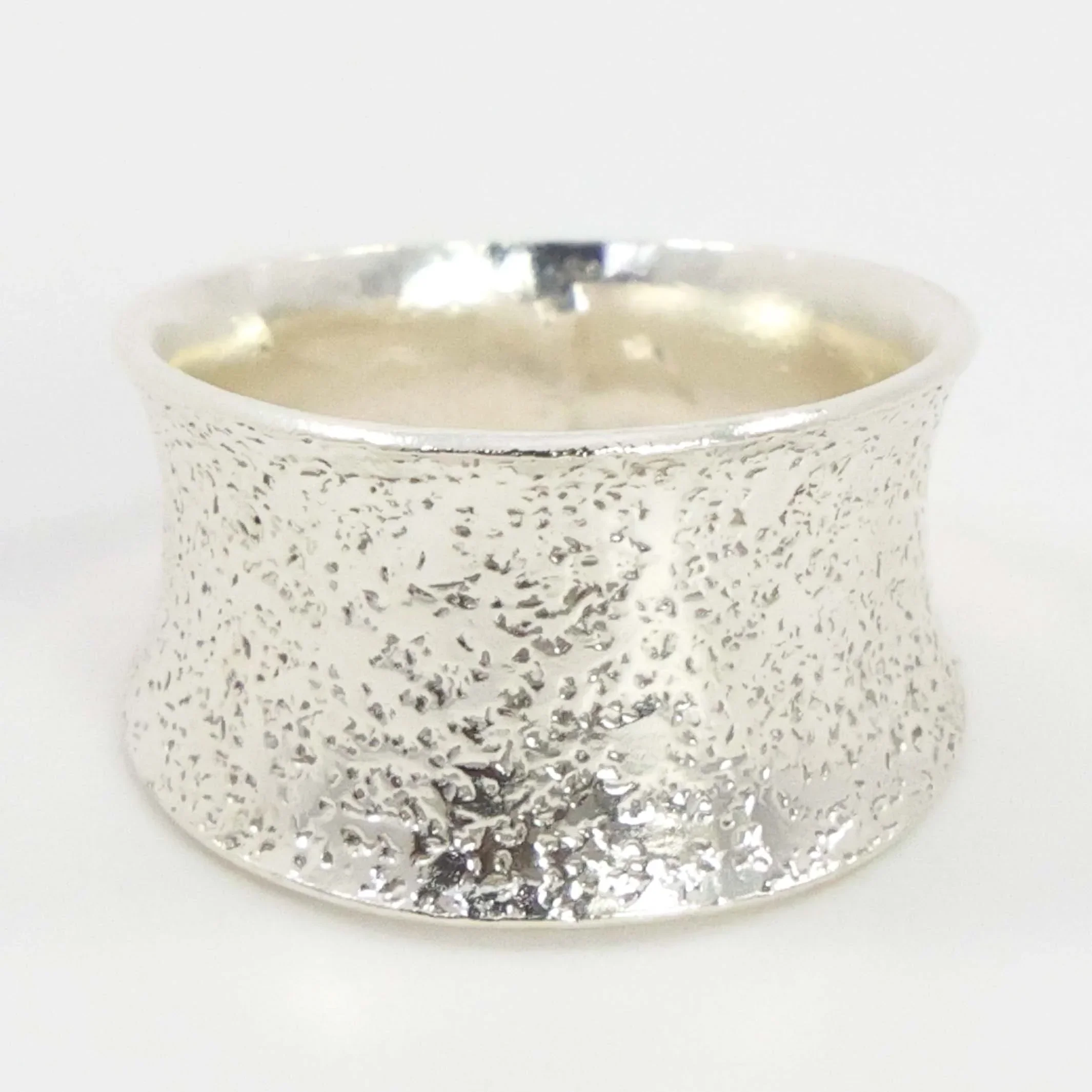 Textured Silver Ring