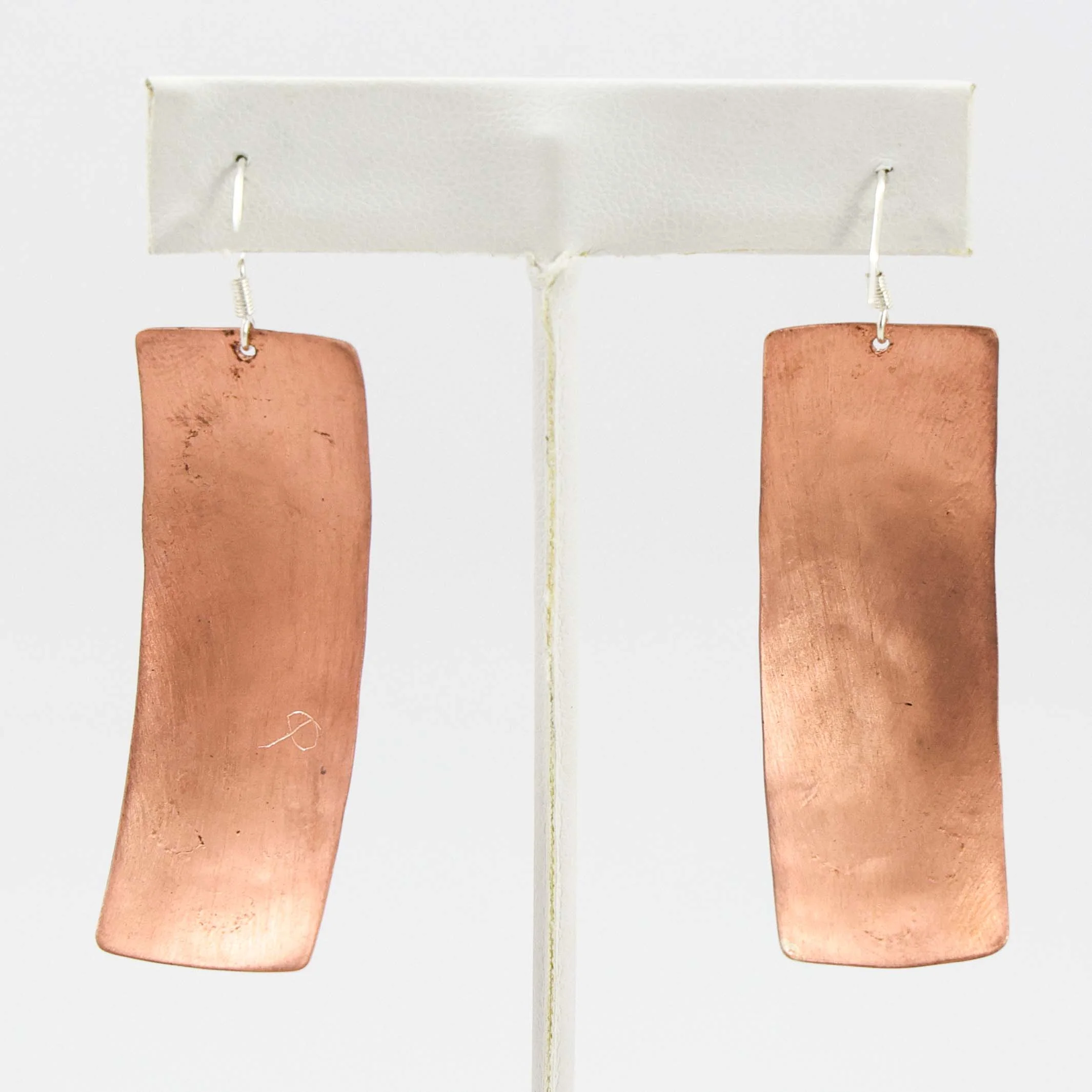 Turquoise and Copper Earrings - Image 2