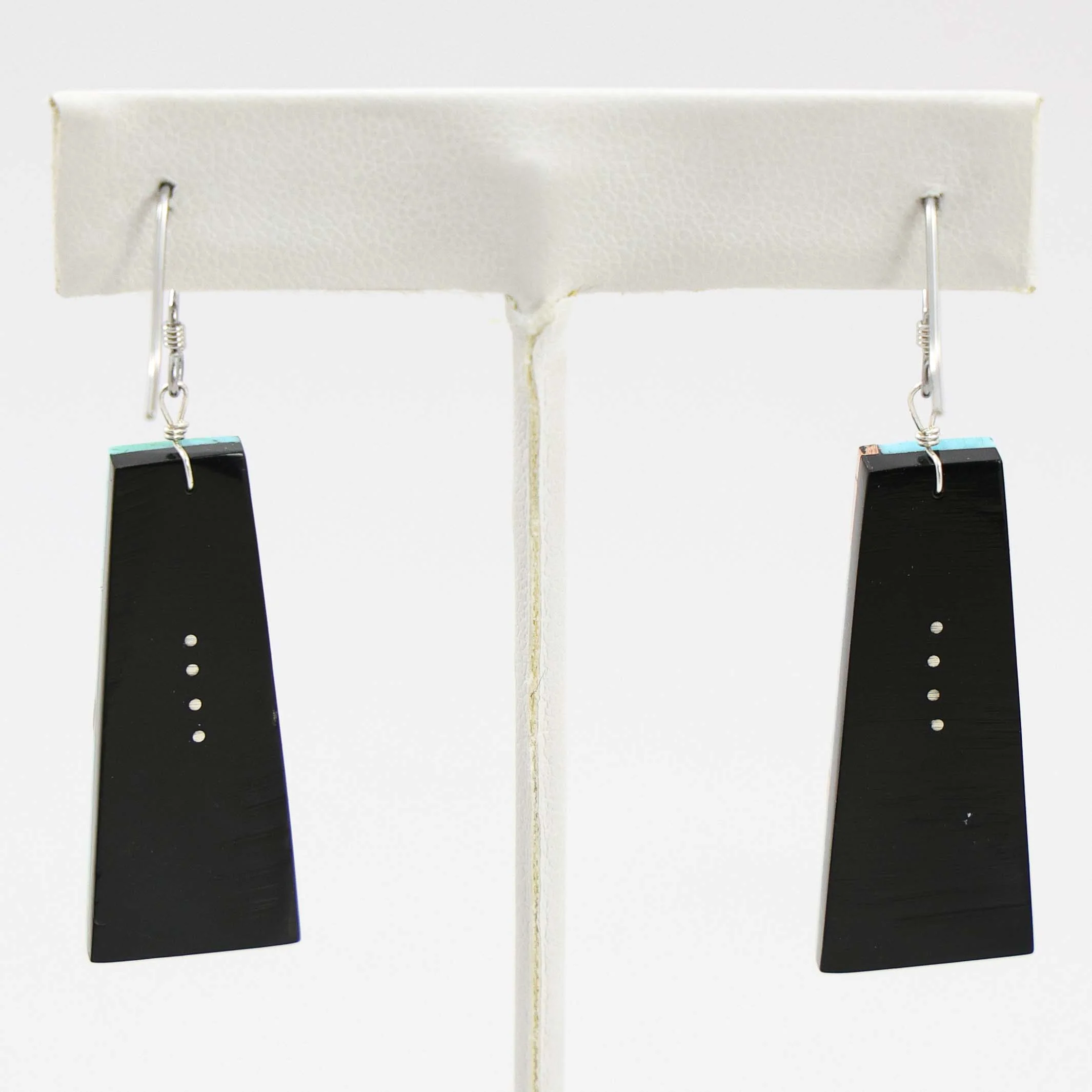 Turquoise and Copper Earrings - Image 2