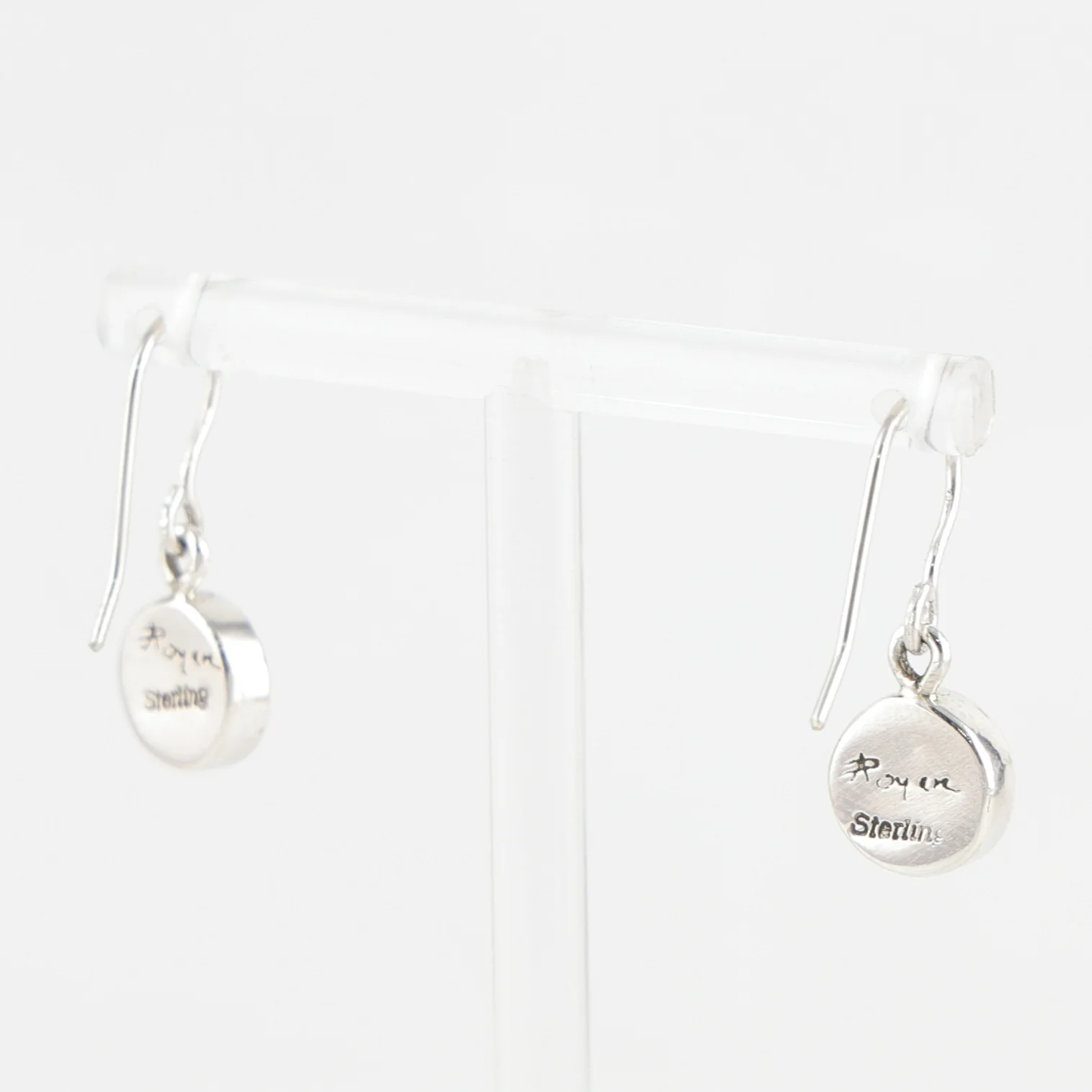 Turquoise and Shell Earrings - Image 2