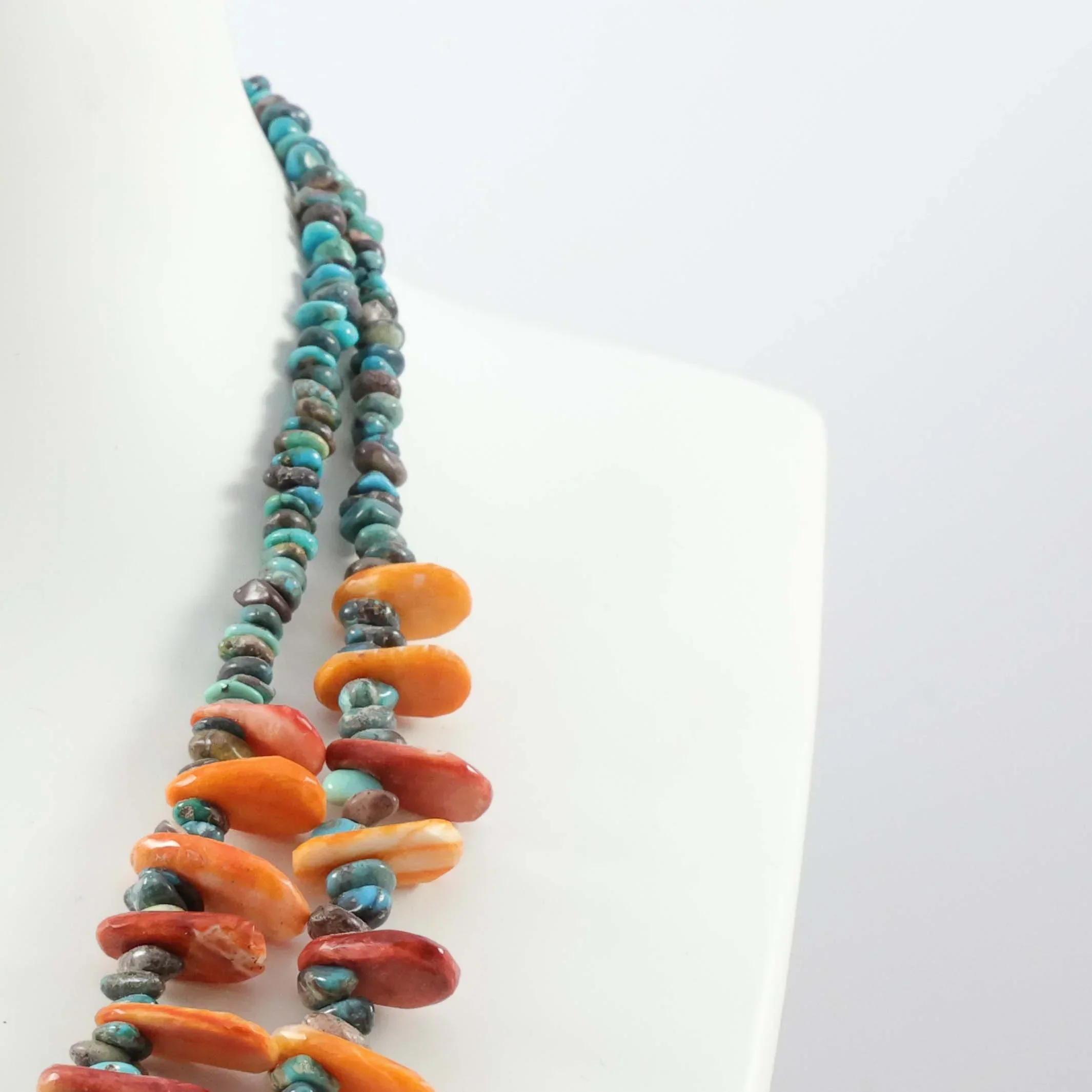 Turquoise and Spiny Oyster Necklace - Image 4