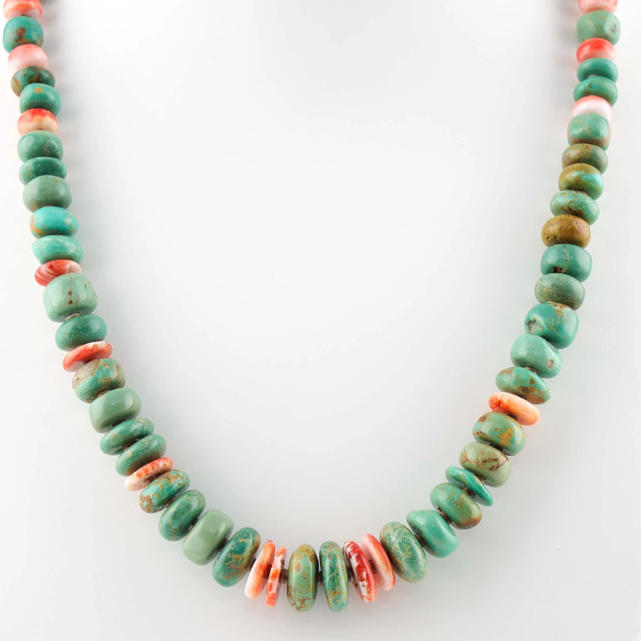 Turquoise and Spiny Oyster Necklace - Image 2