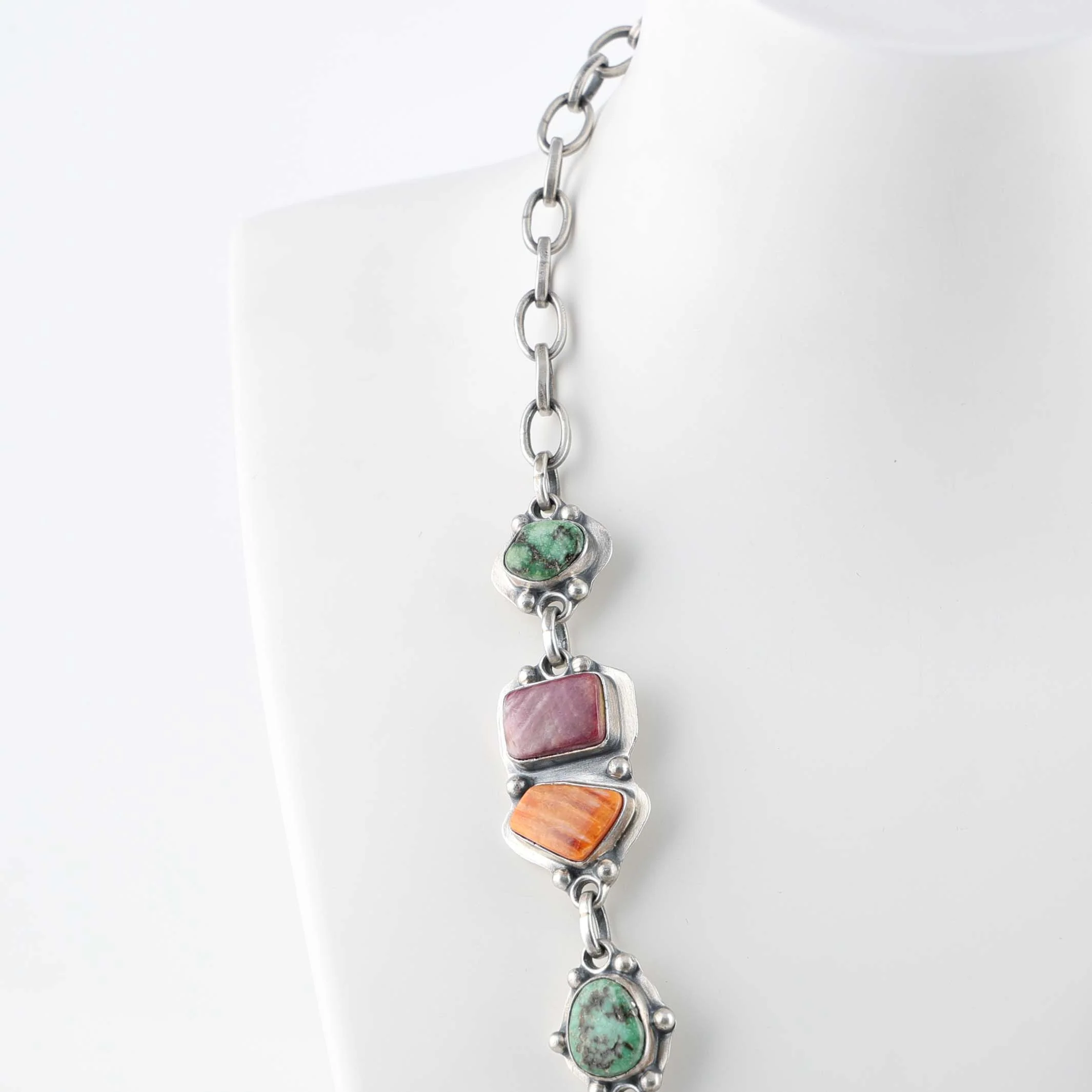 Turquoise and Spiny Oyster Necklace - Image 3