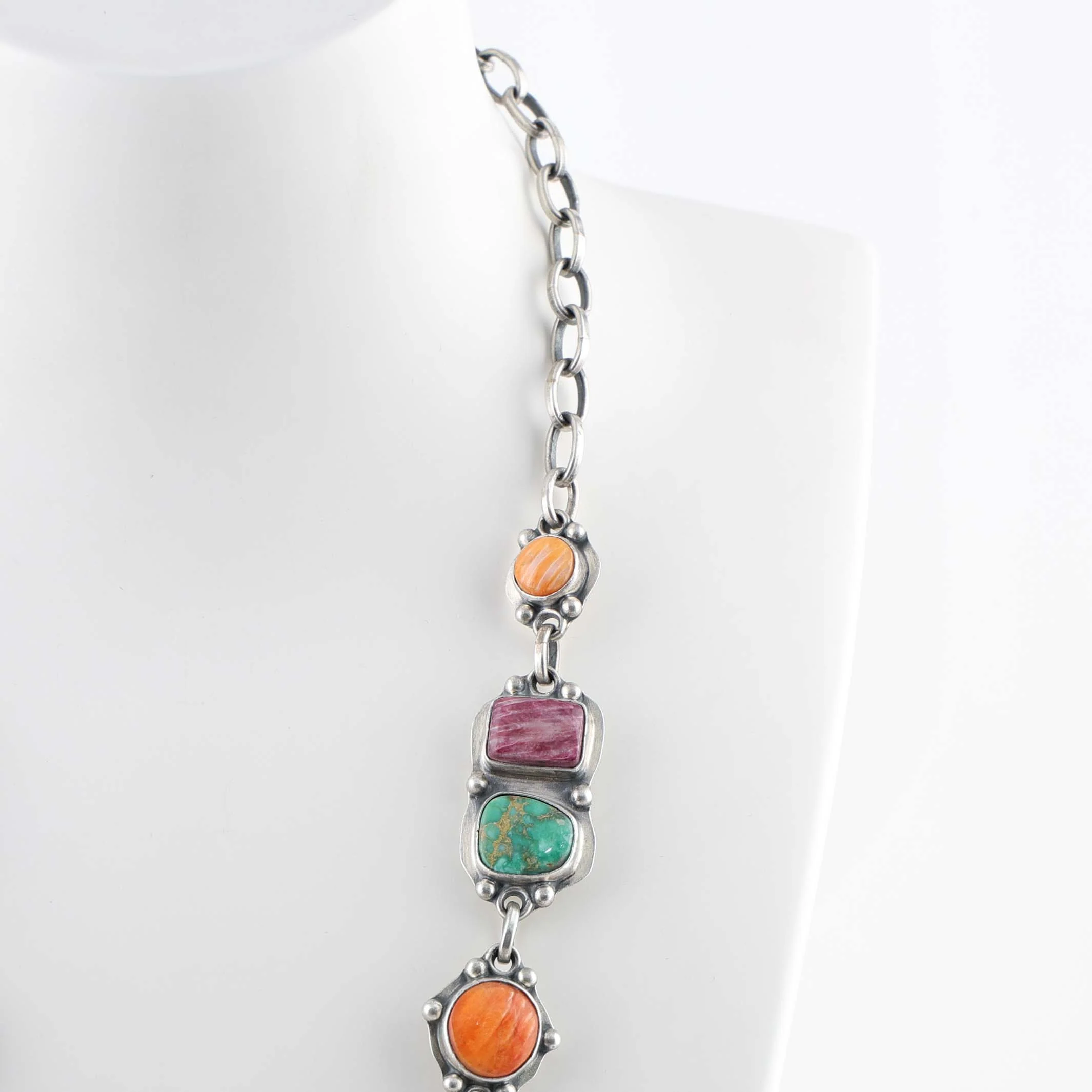 Turquoise and Spiny Oyster Necklace - Image 4