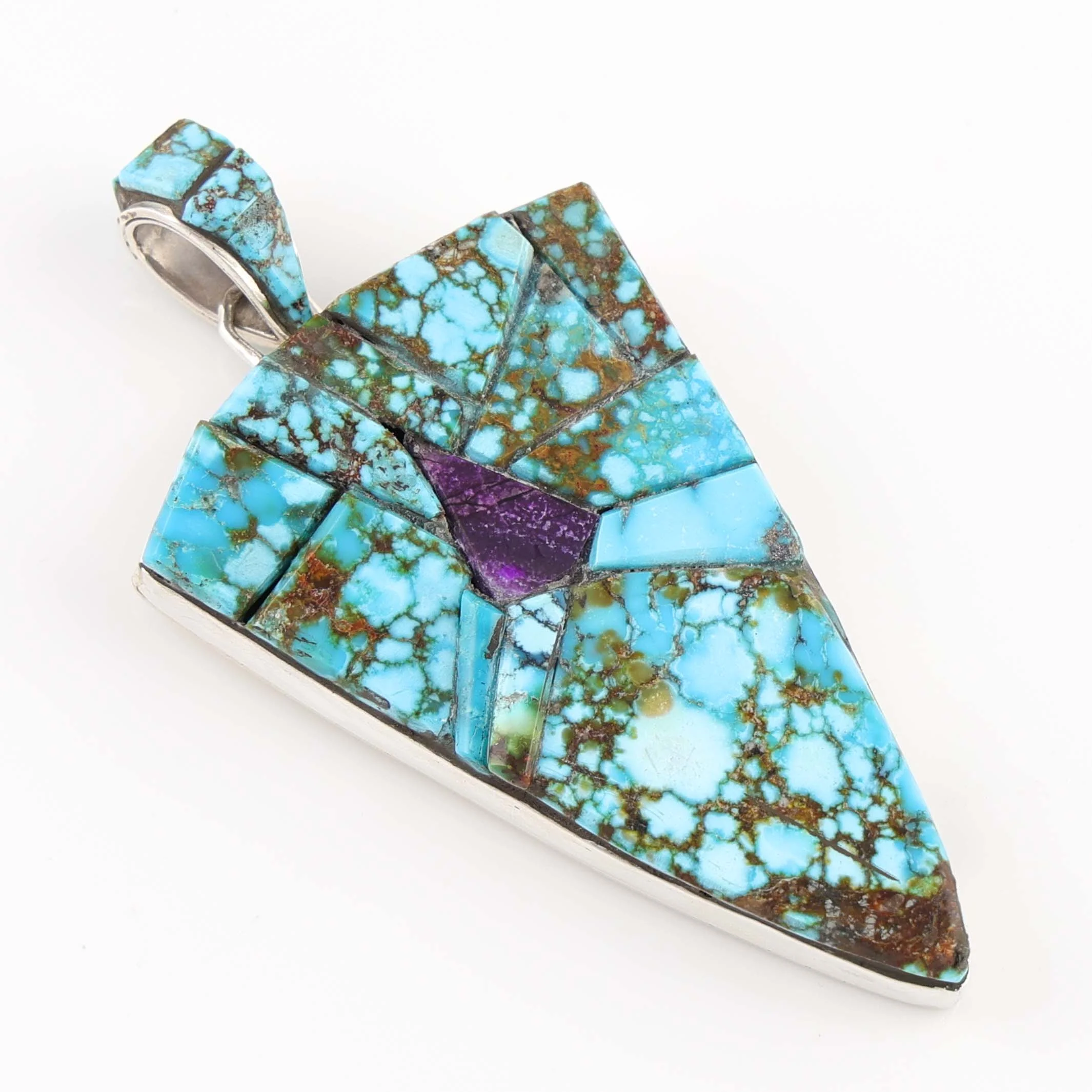 Turquoise and Sugilite Pendant - Image 2