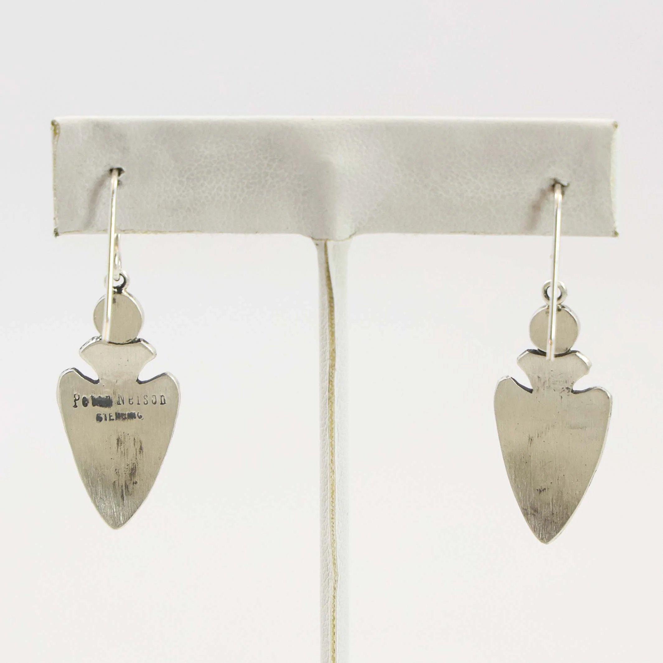 Turquoise Arrowhead Earrings - Image 2