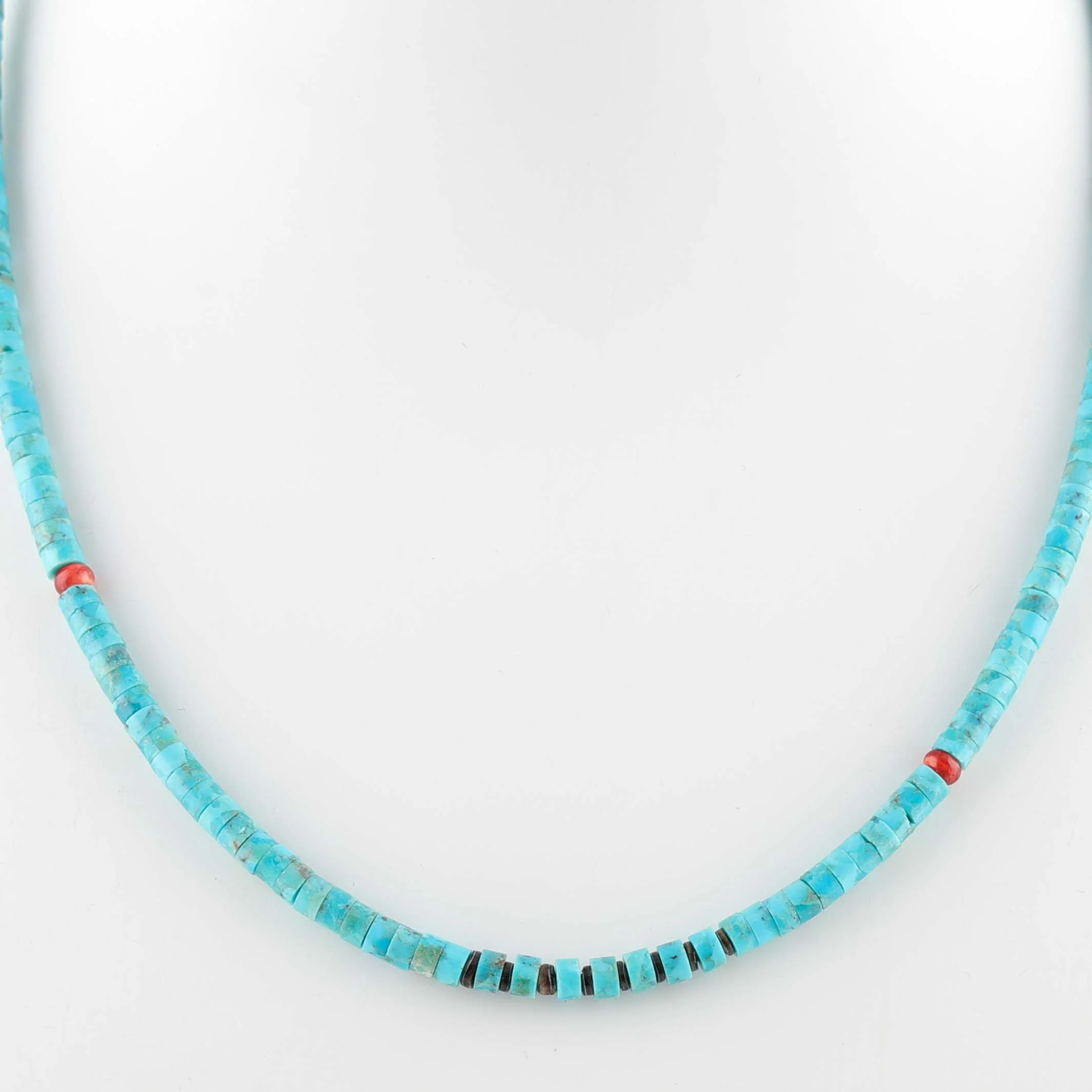 Turquoise Bead Necklace - Image 2