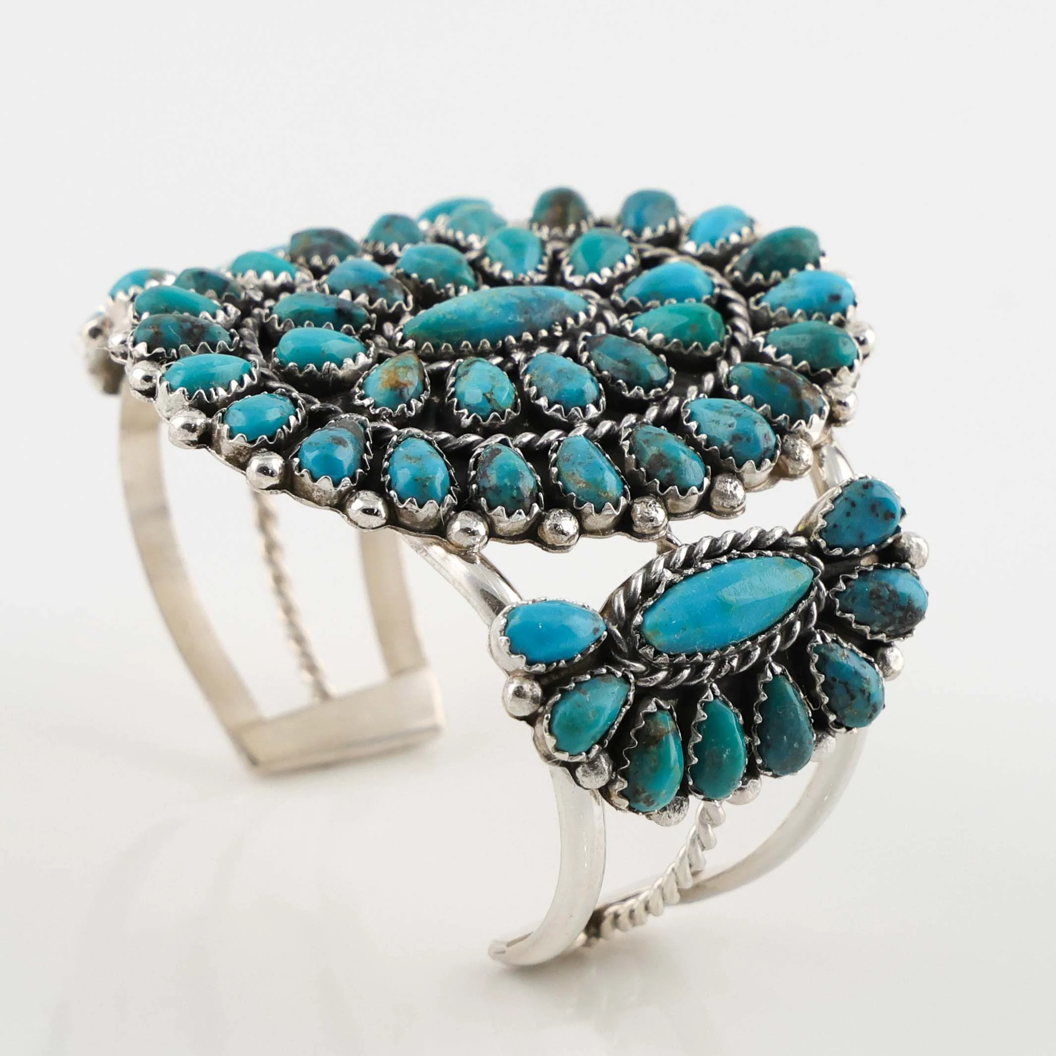 Turquoise Cluster Cuff - Image 3