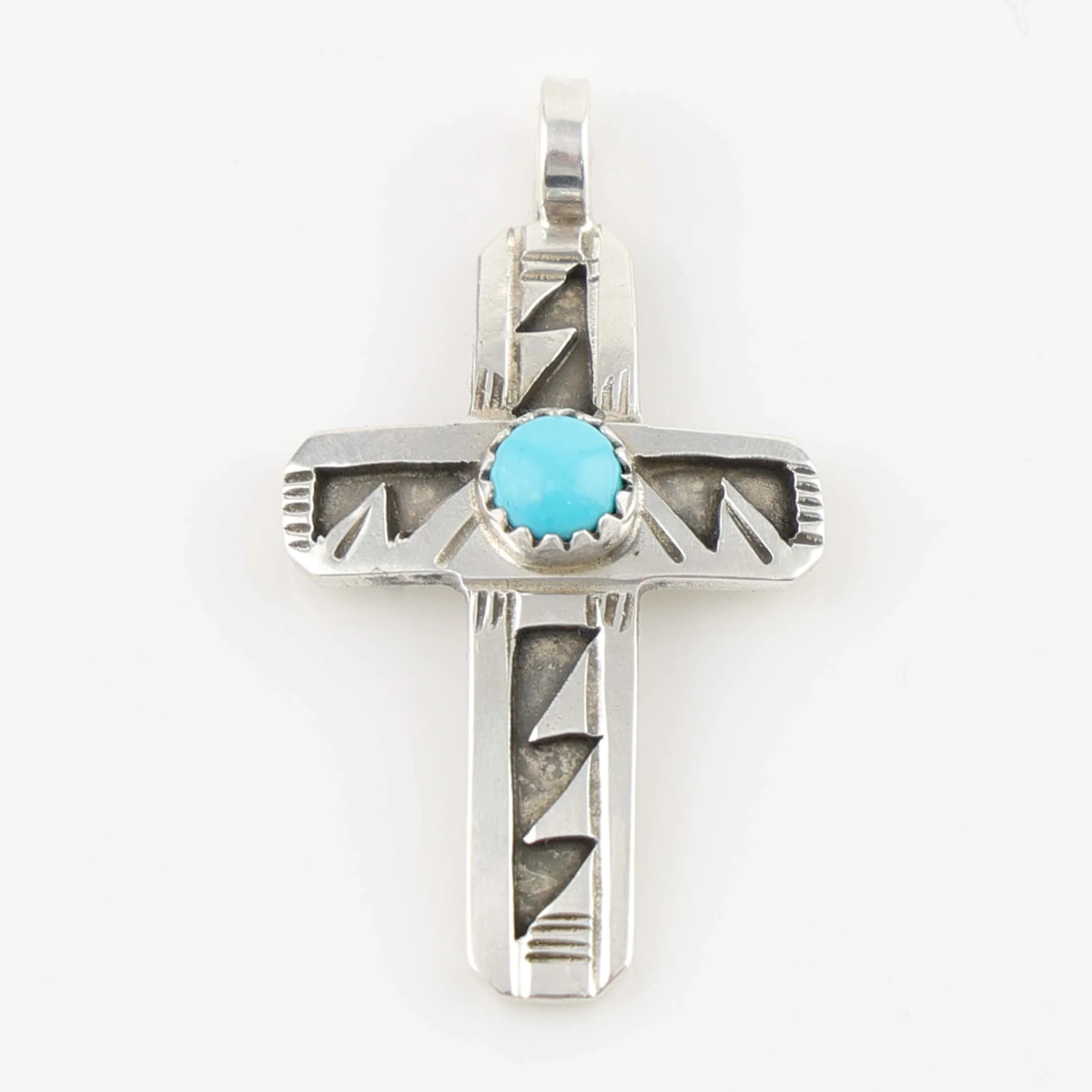 Turquoise Cross Pendant