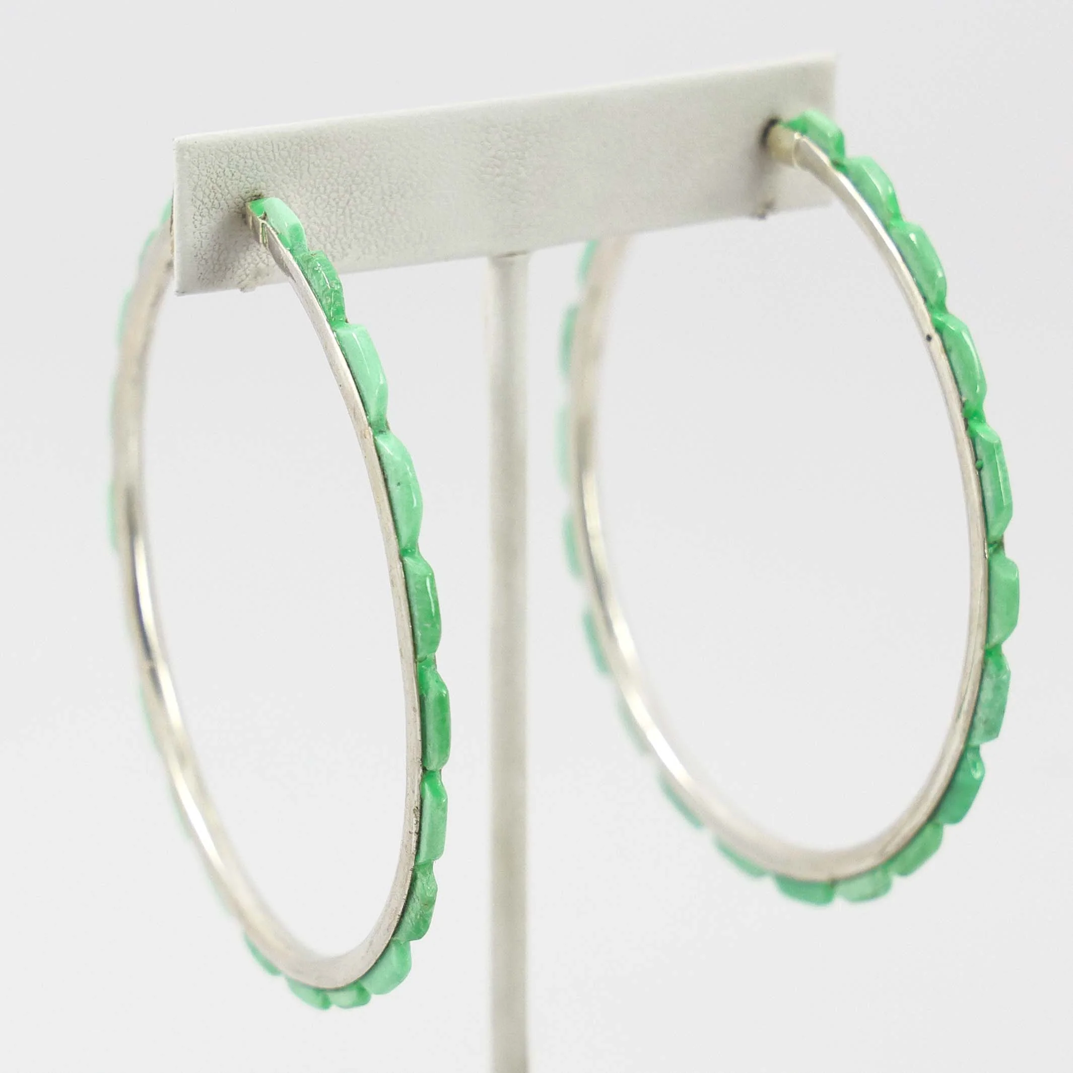 Turquoise Hoop Earrings
