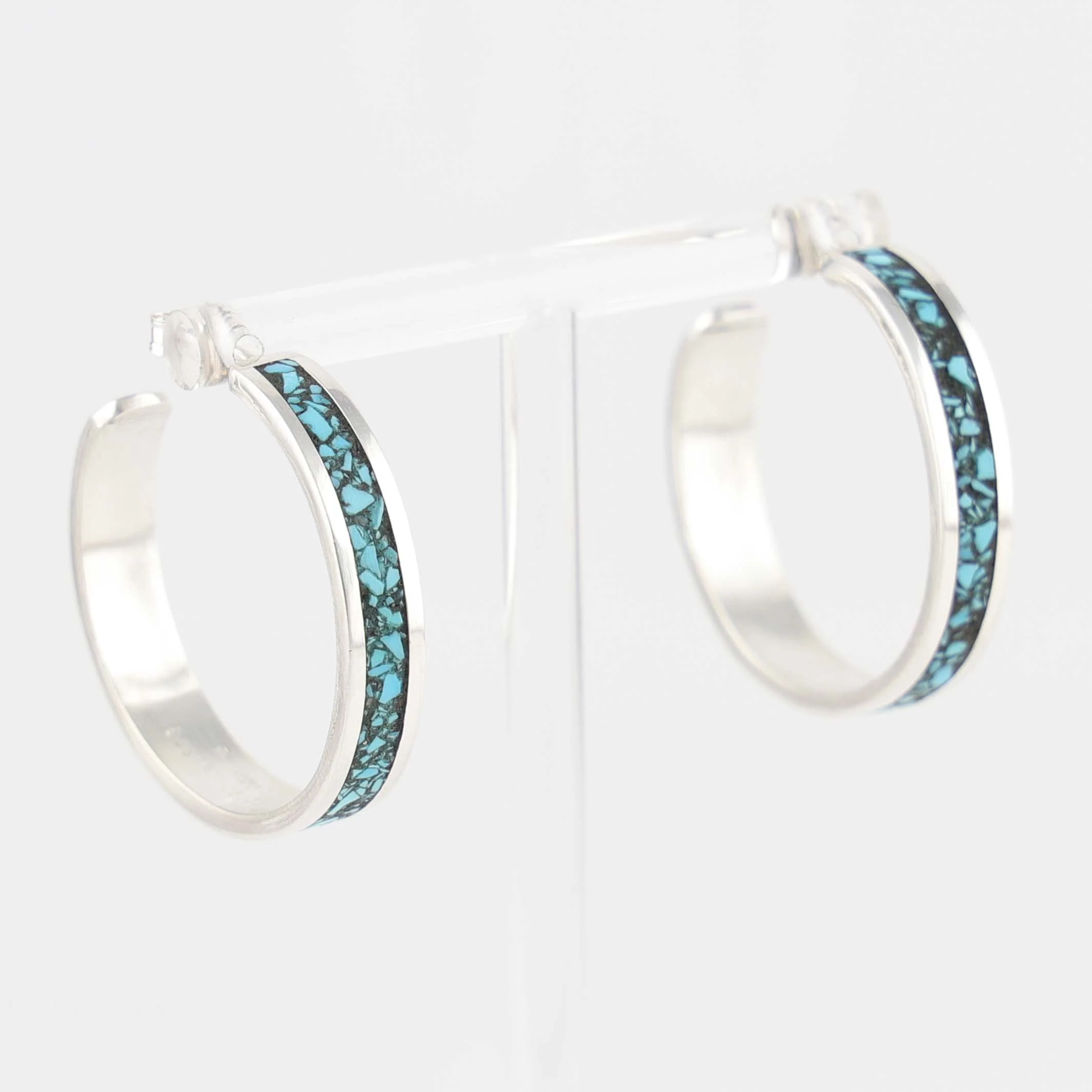 Turquoise Hoop Earrings