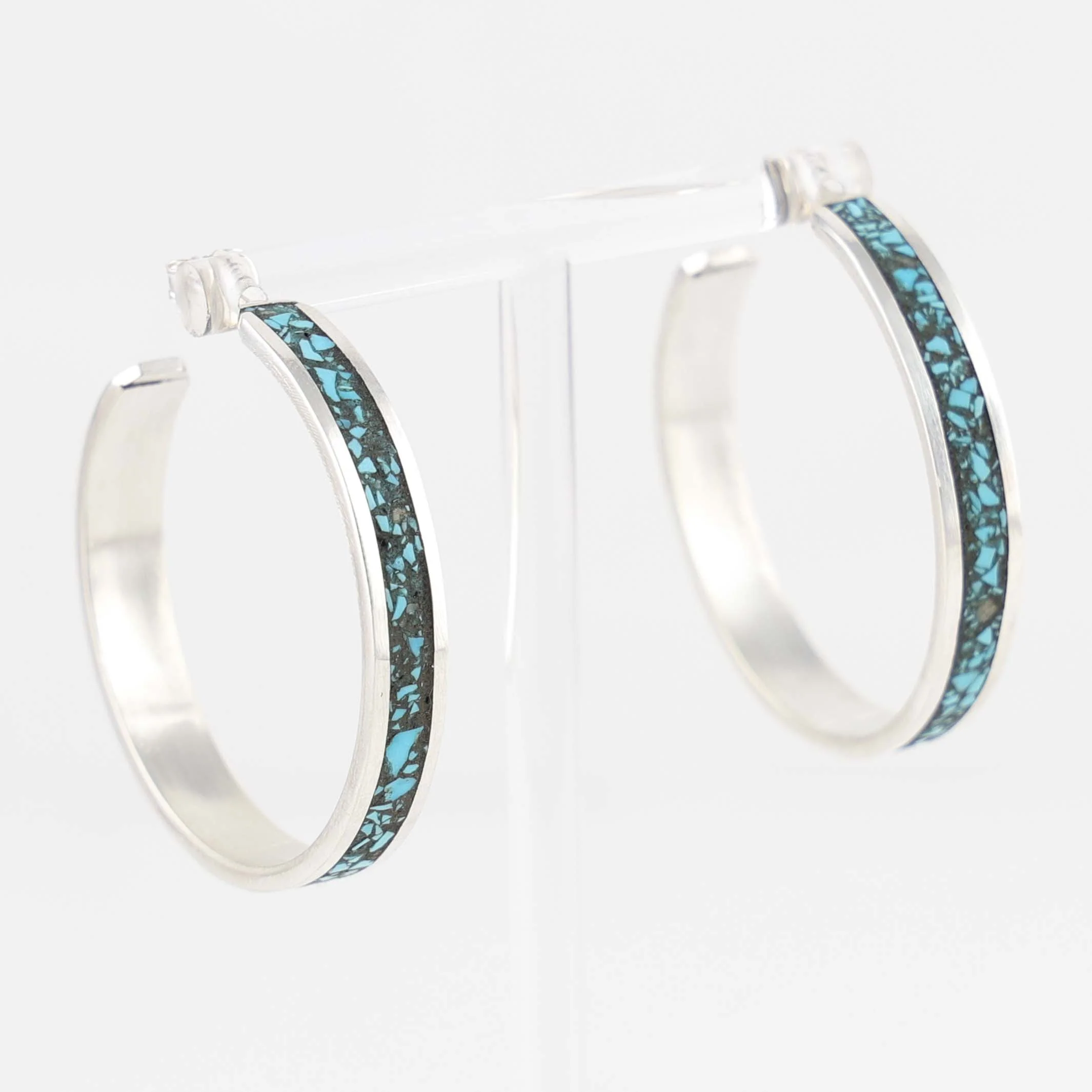 Turquoise Hoop Earrings