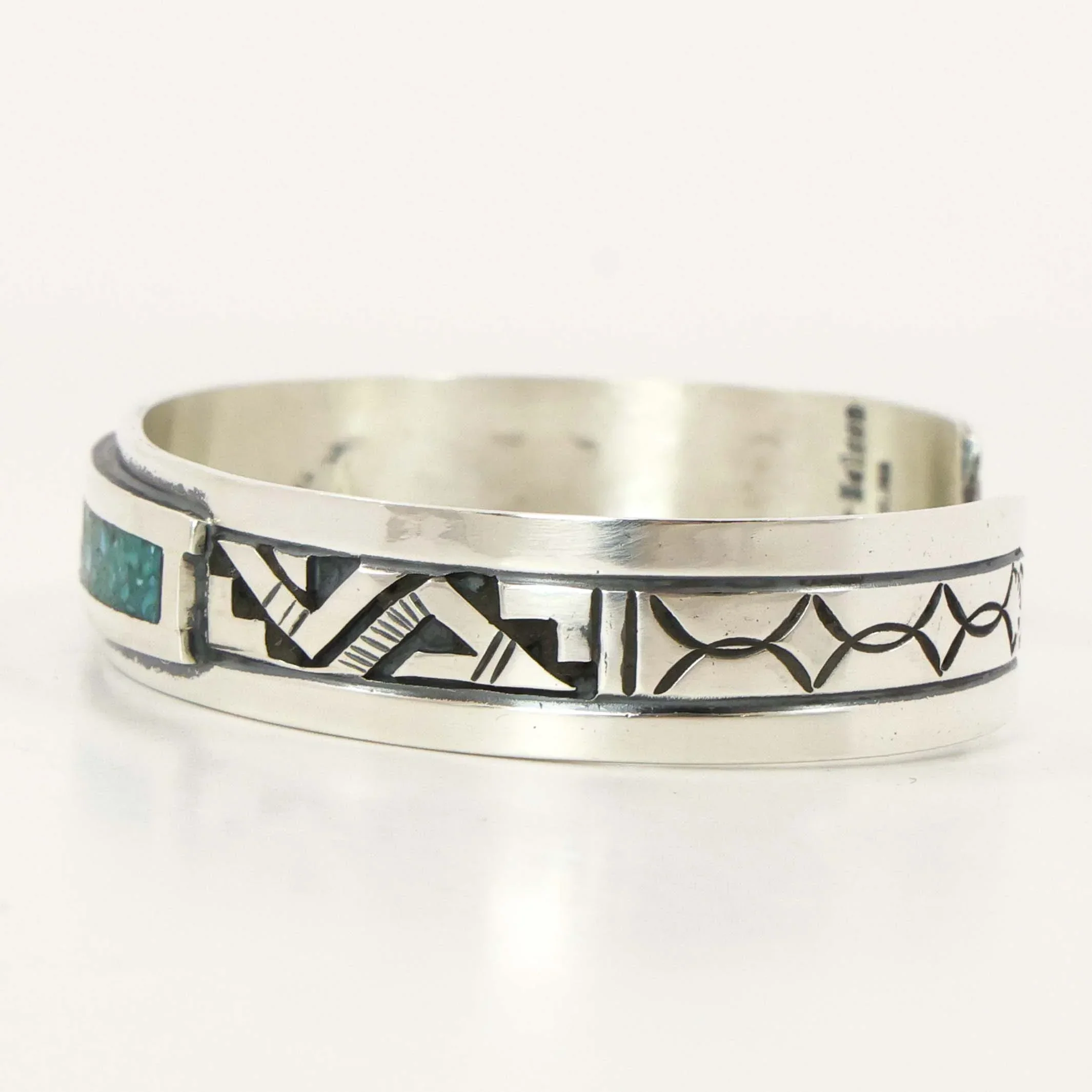 Turquoise Inlay Cuff - Image 3