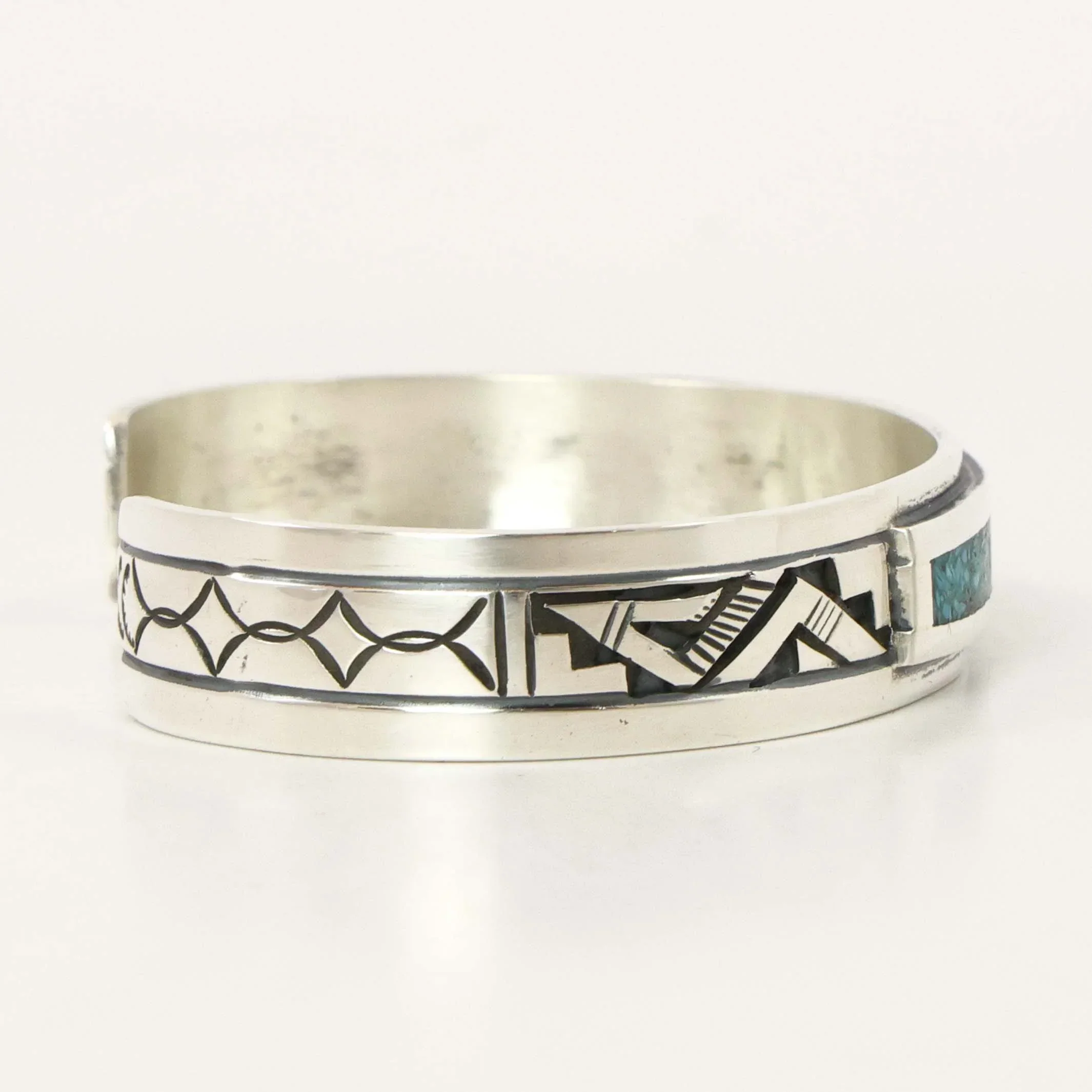 Turquoise Inlay Cuff - Image 4