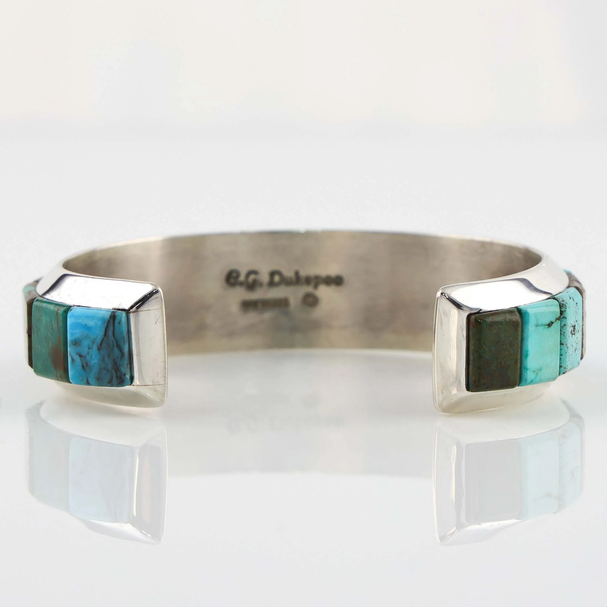 Turquoise Inlay Cuff - Image 4