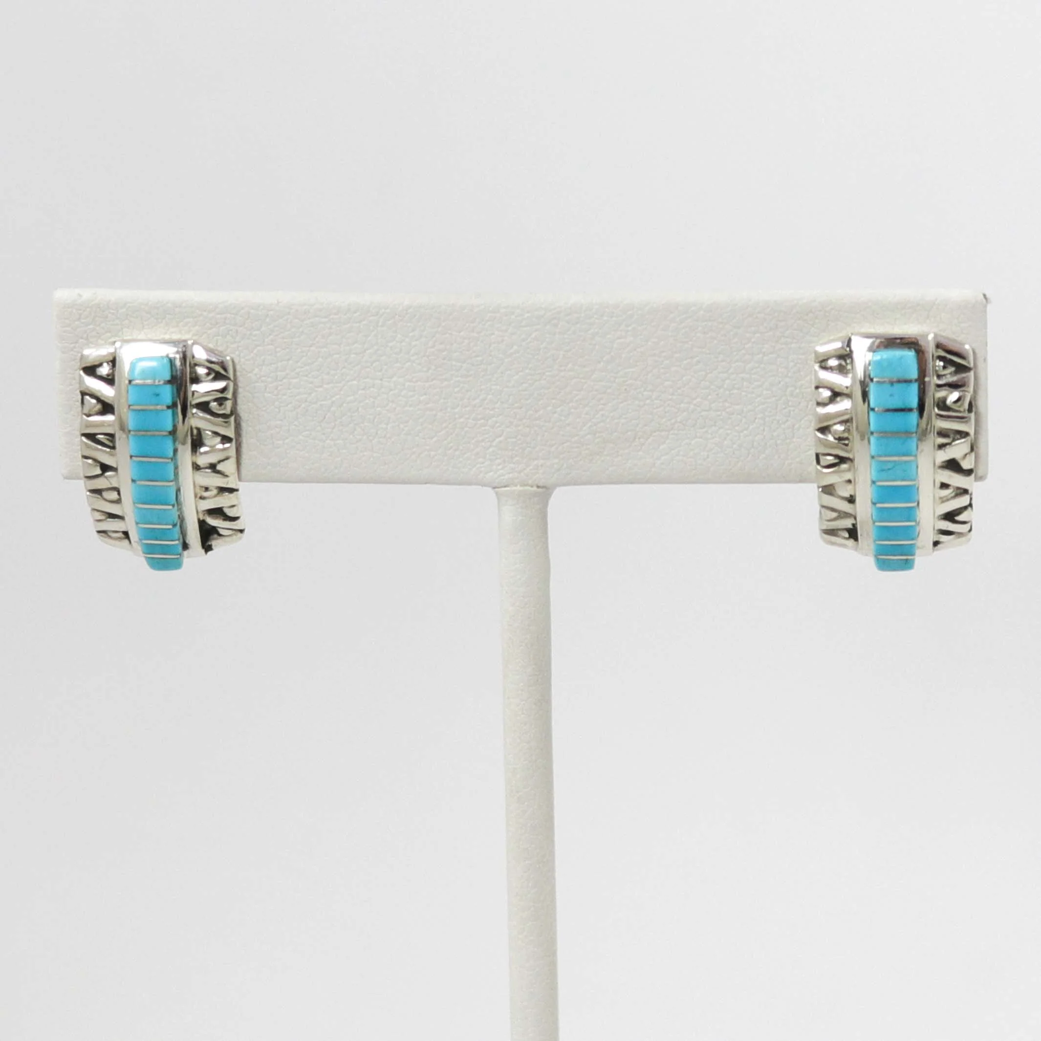 Turquoise Inlay Earrings