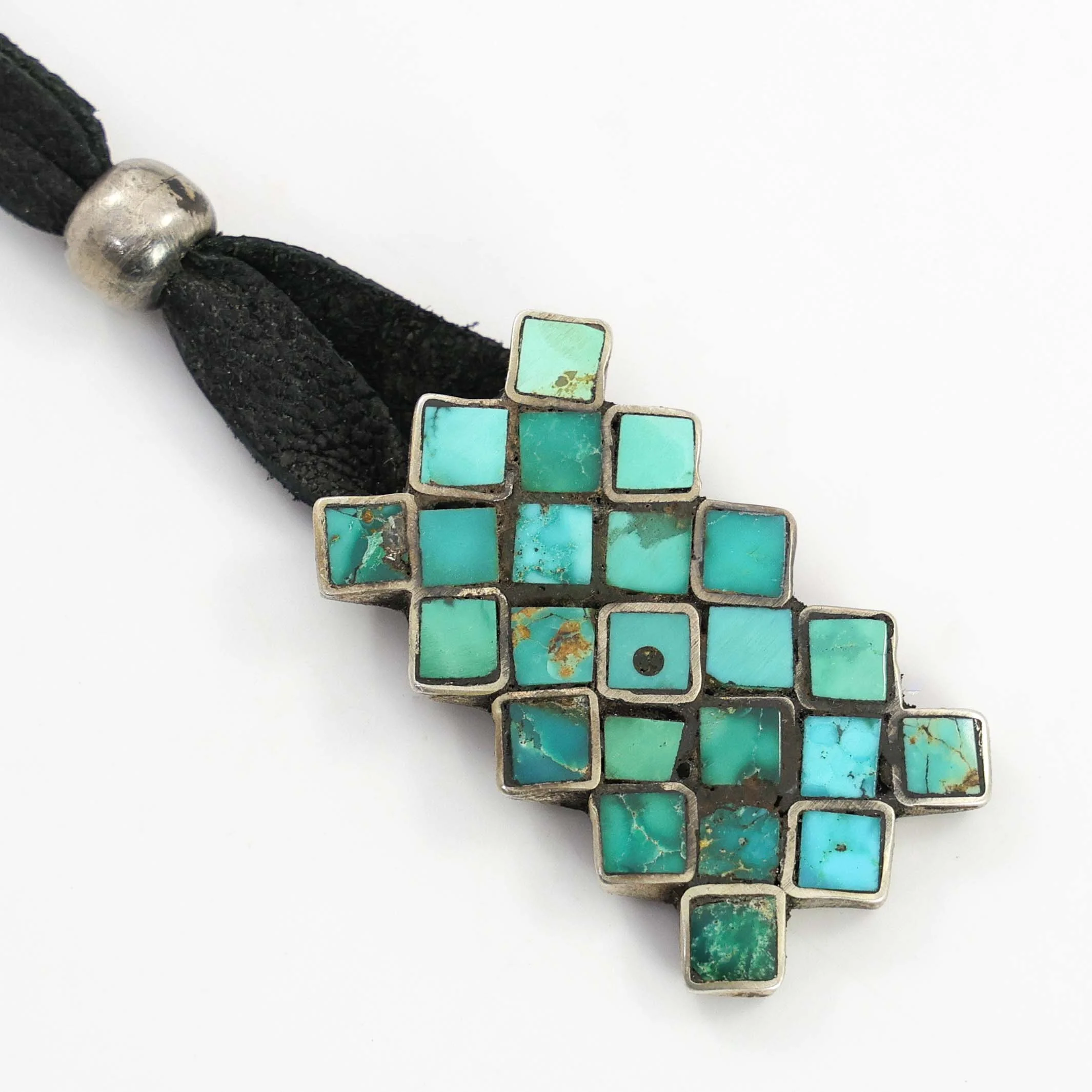 Turquoise Inlay Pendant - Image 3