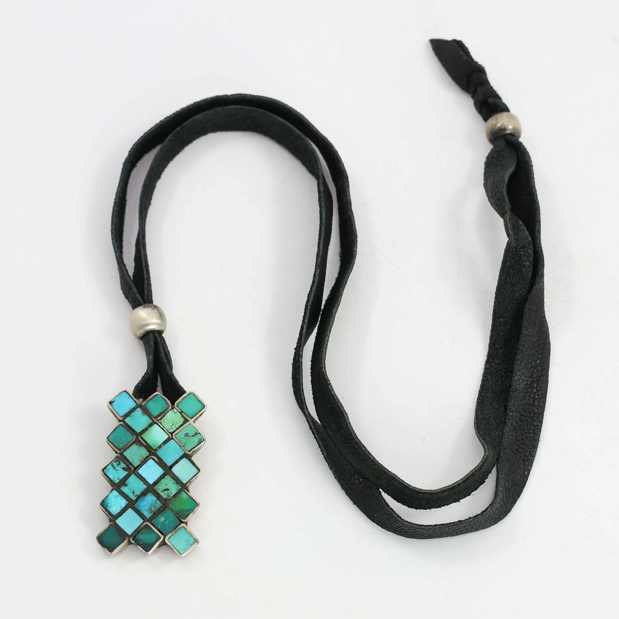 Turquoise Inlay Pendant - Image 2