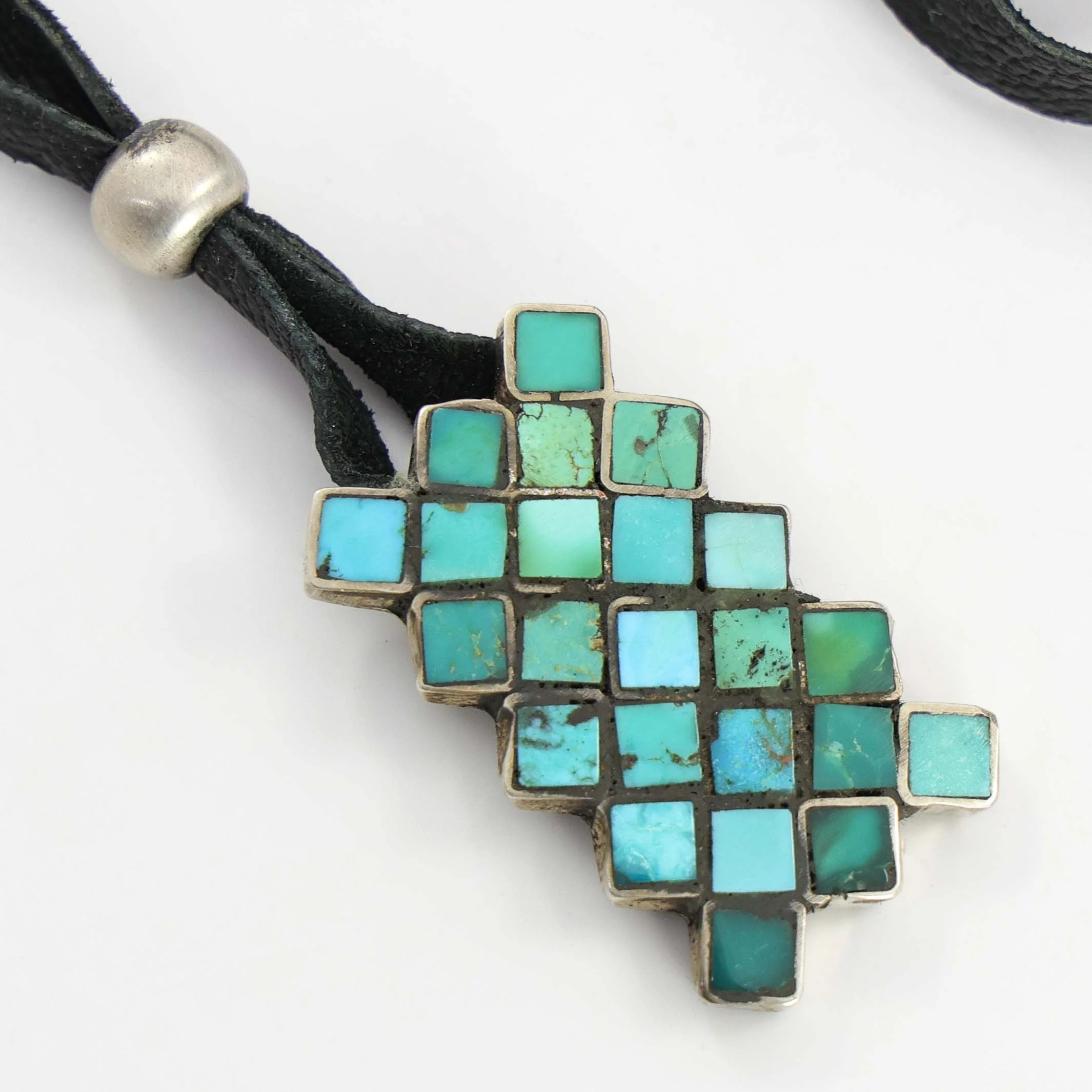 Turquoise Inlay Pendant - Image 3