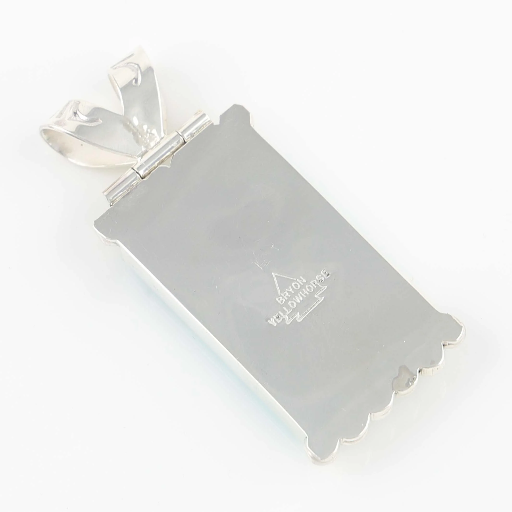 Turquoise Inlay Pendant - Image 3