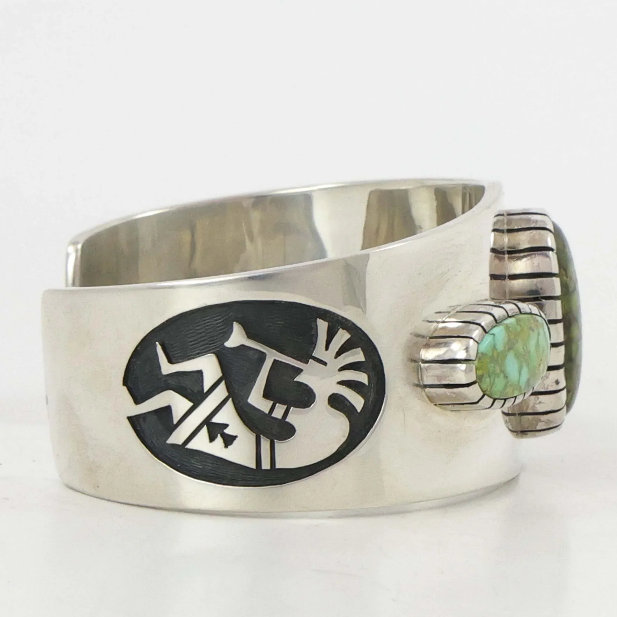 Turquoise Kokopelli Cuff - Image 4