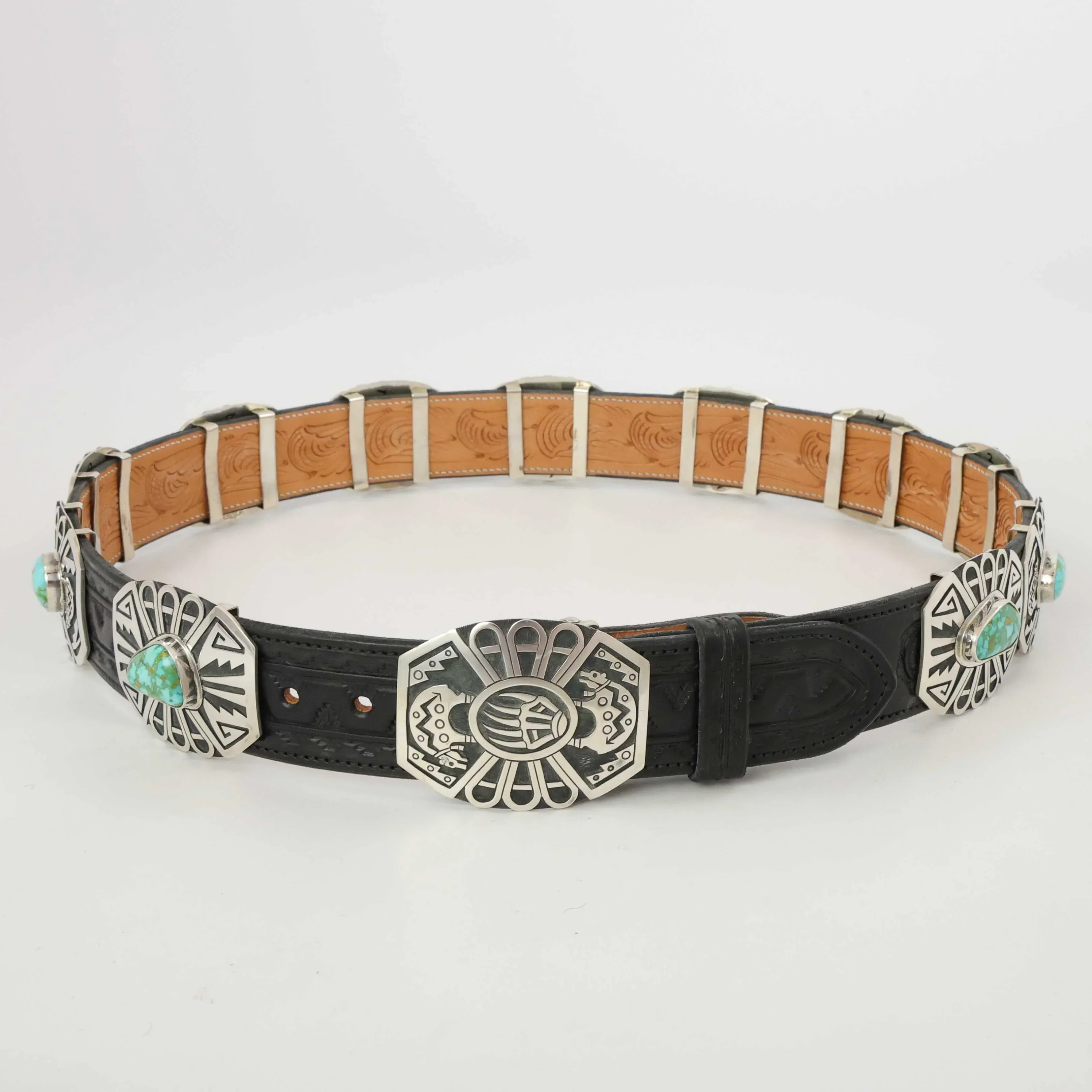 Turquoise Mountain Concho Belt - Image 2