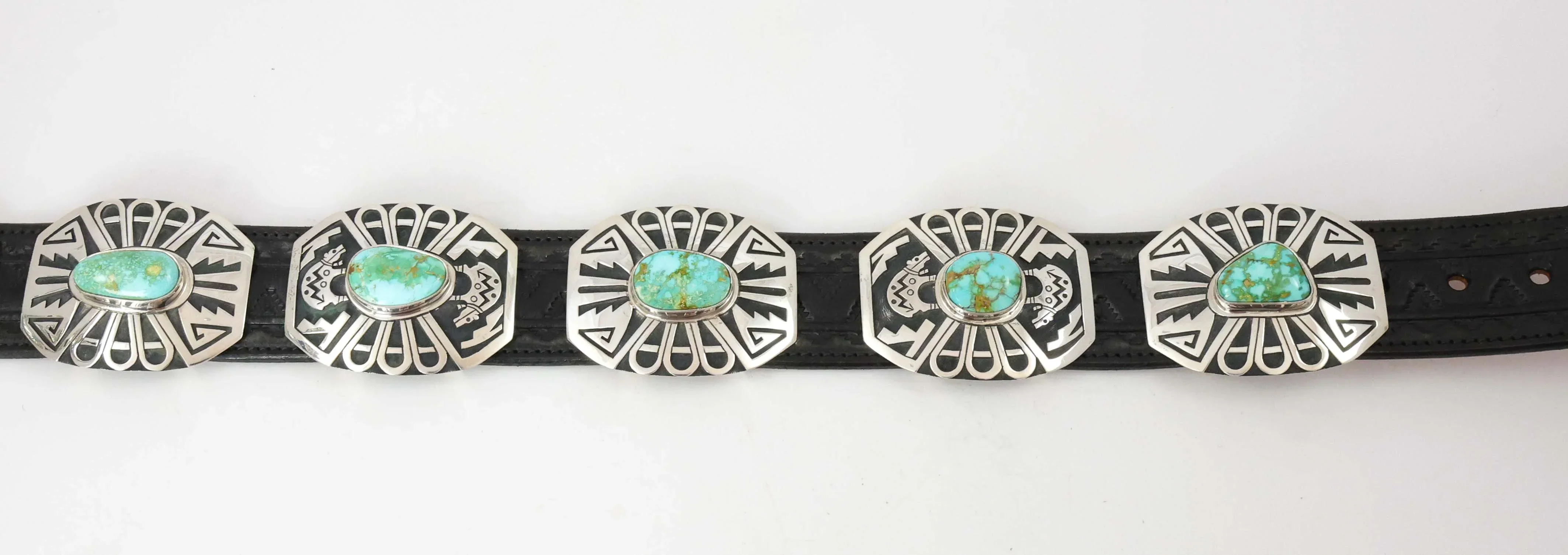 Turquoise Mountain Concho Belt - Image 7
