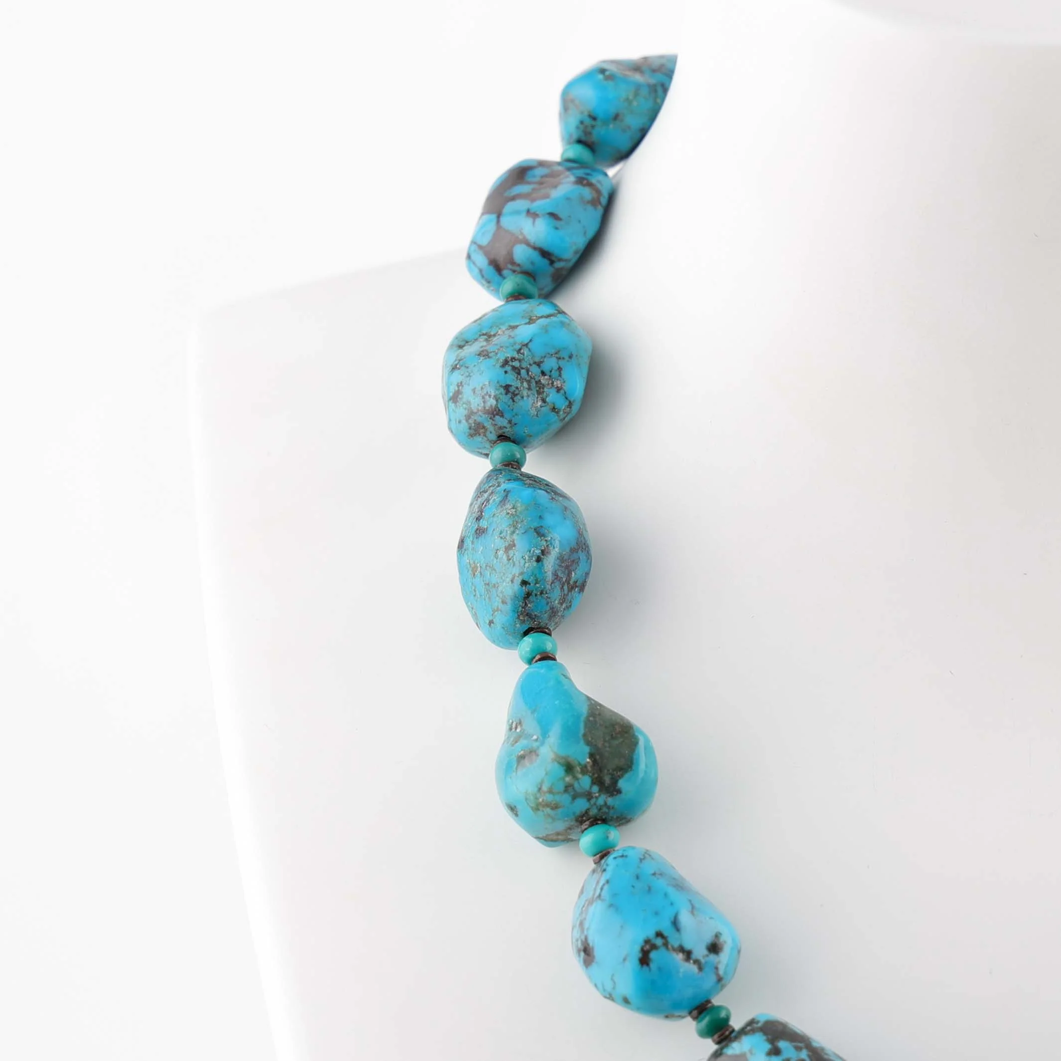 Turquoise Nugget Necklace - Image 3
