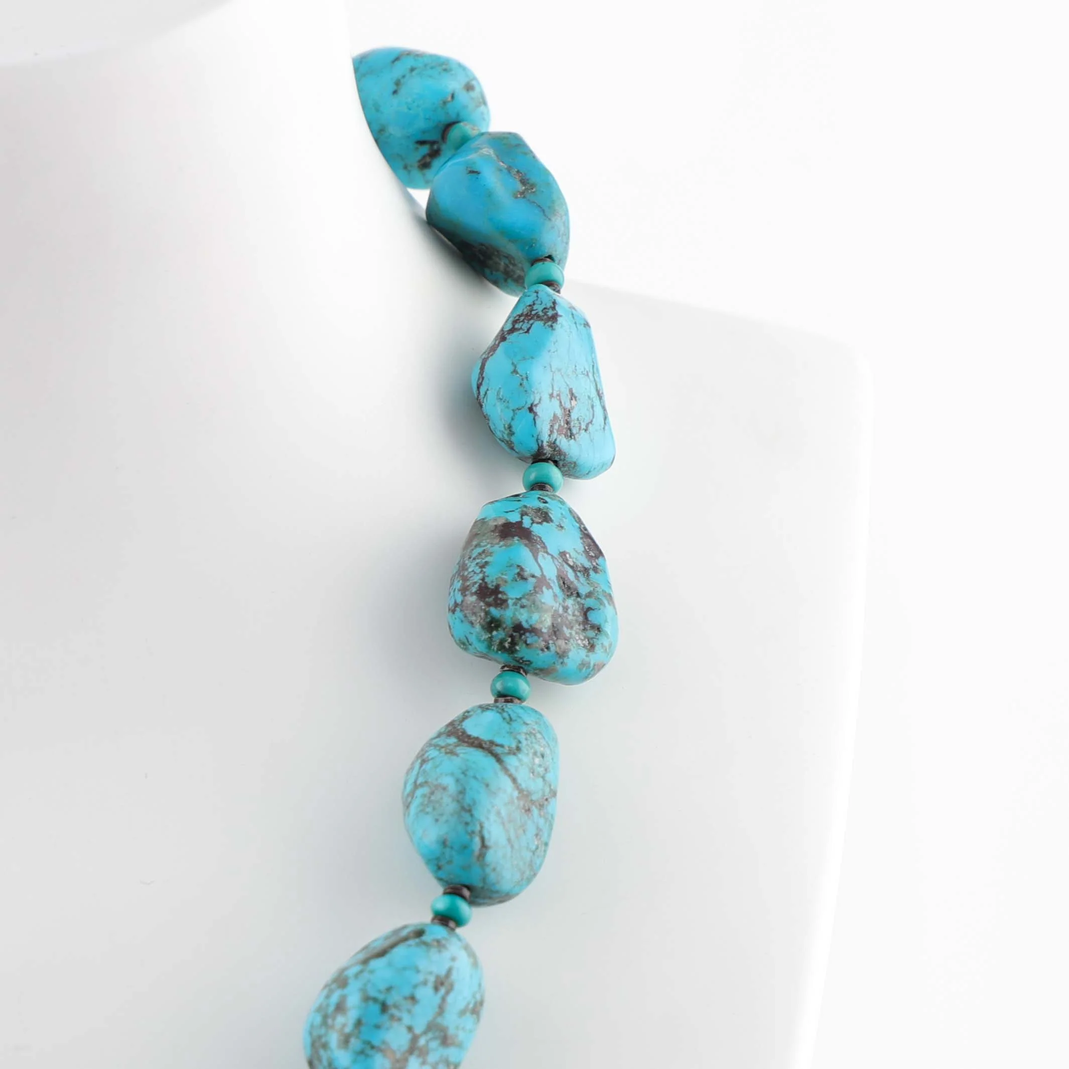 Turquoise Nugget Necklace - Image 4