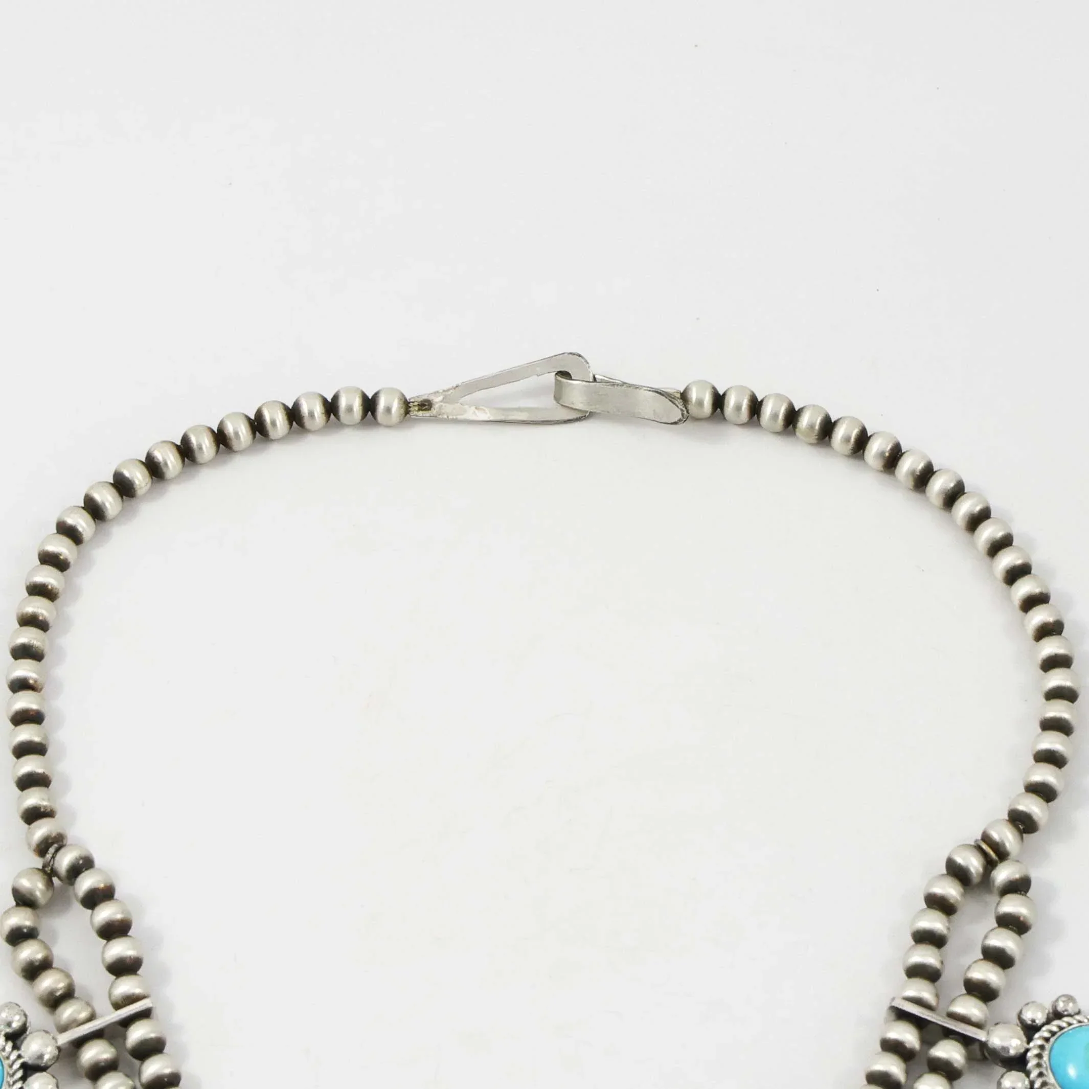 Turquoise Squash Blossom Necklace - Image 5
