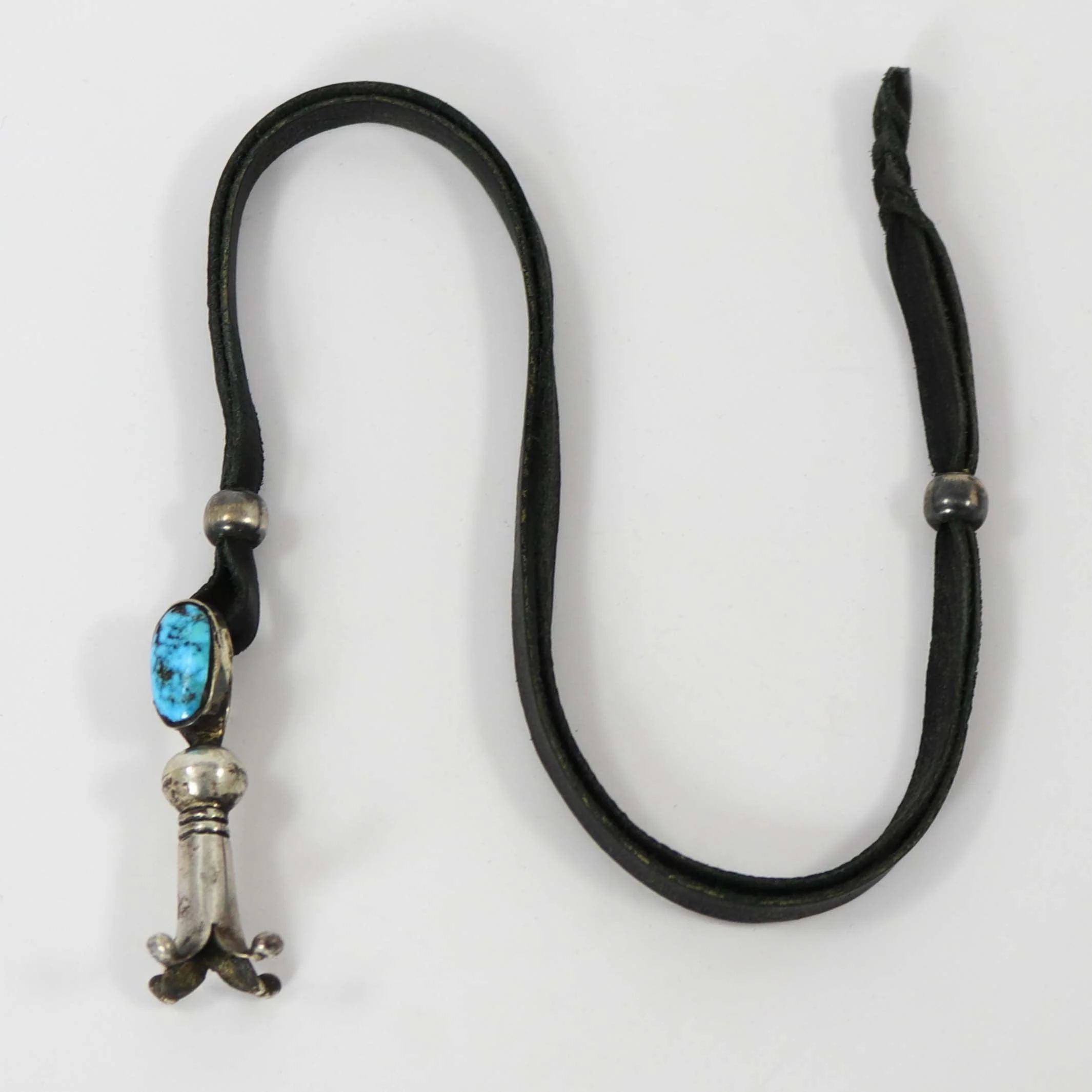Turquoise Squash Blossom Pendant - Image 2