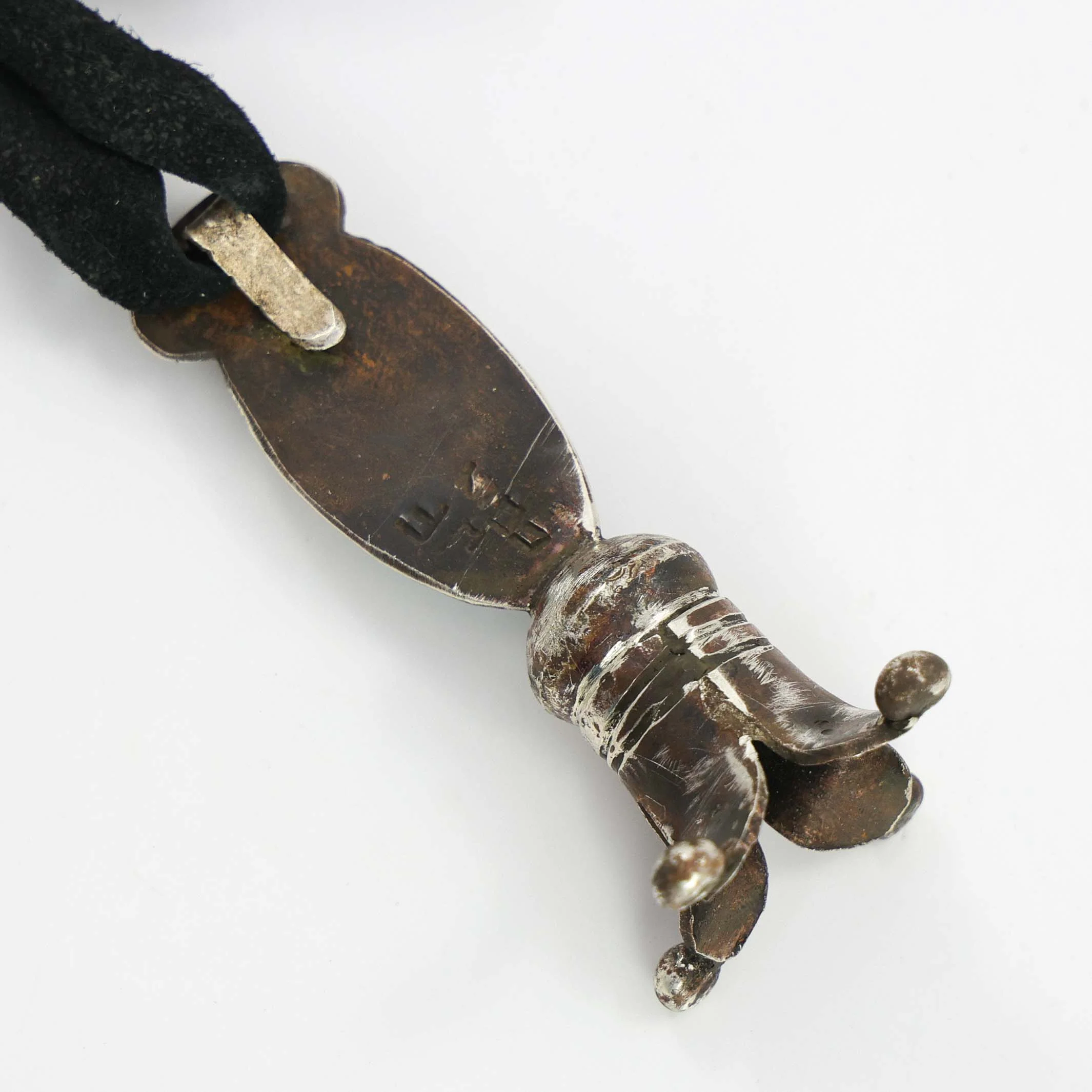 Turquoise Squash Blossom Pendant - Image 4