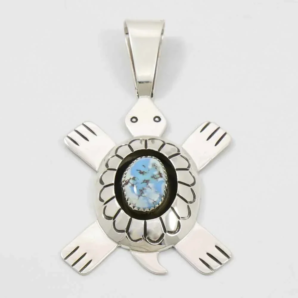 Turquoise Turtle Pendant
