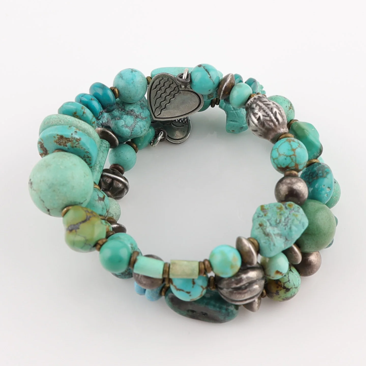 Turquoise Wrap-Around Bracelet - Image 3
