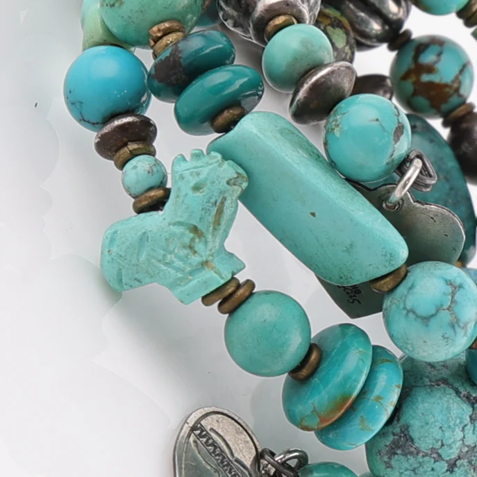 Turquoise Wrap-Around Bracelet - Image 5