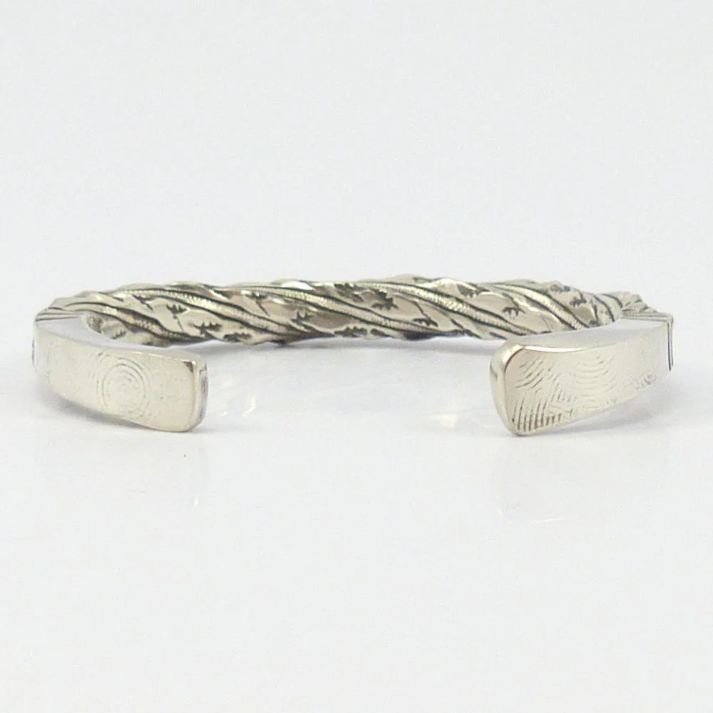 Twisted Silver Cuff - Image 4