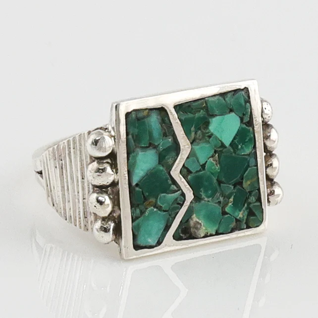 Variscite Inlay Ring - Image 2