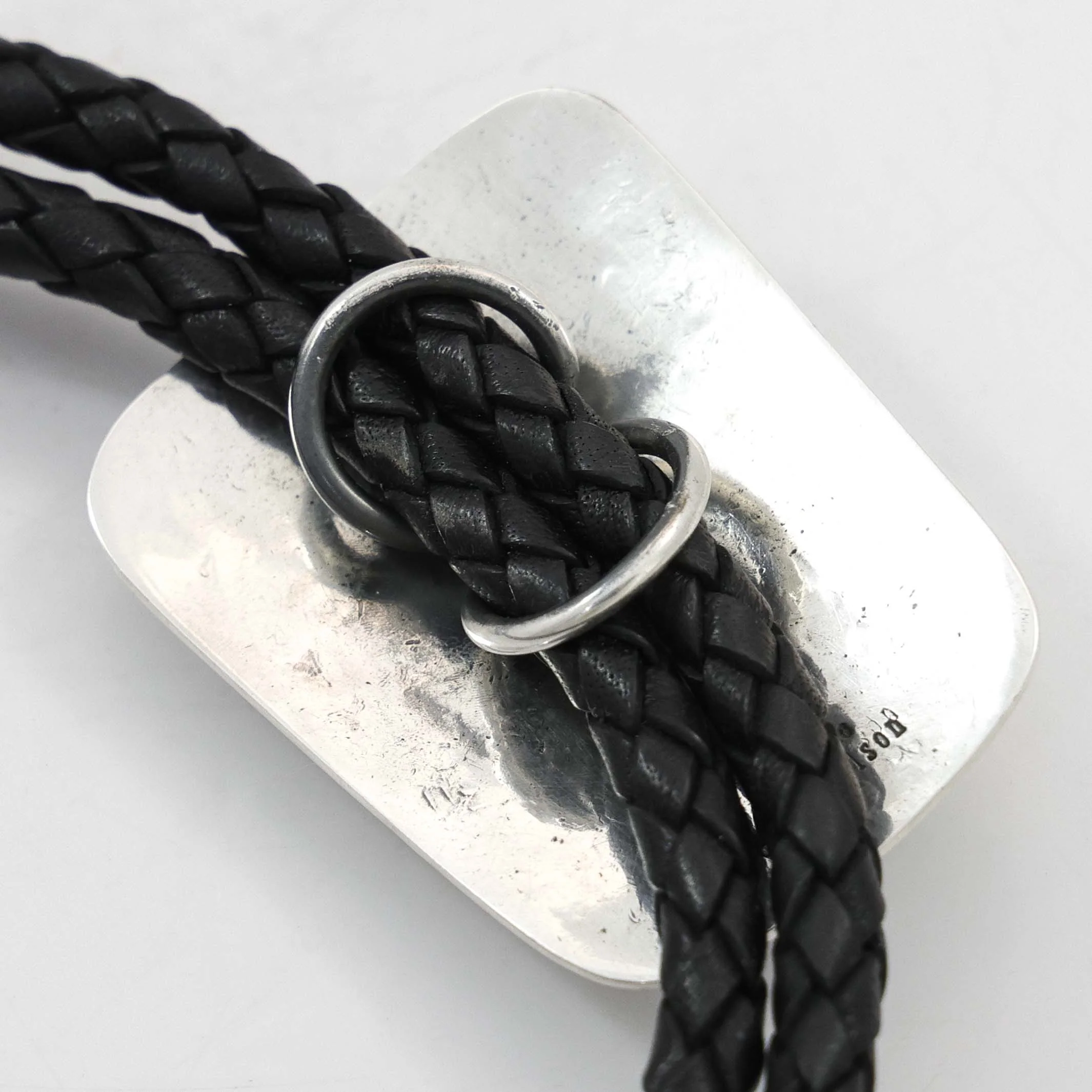 White Buffalo Bola Tie - Image 4